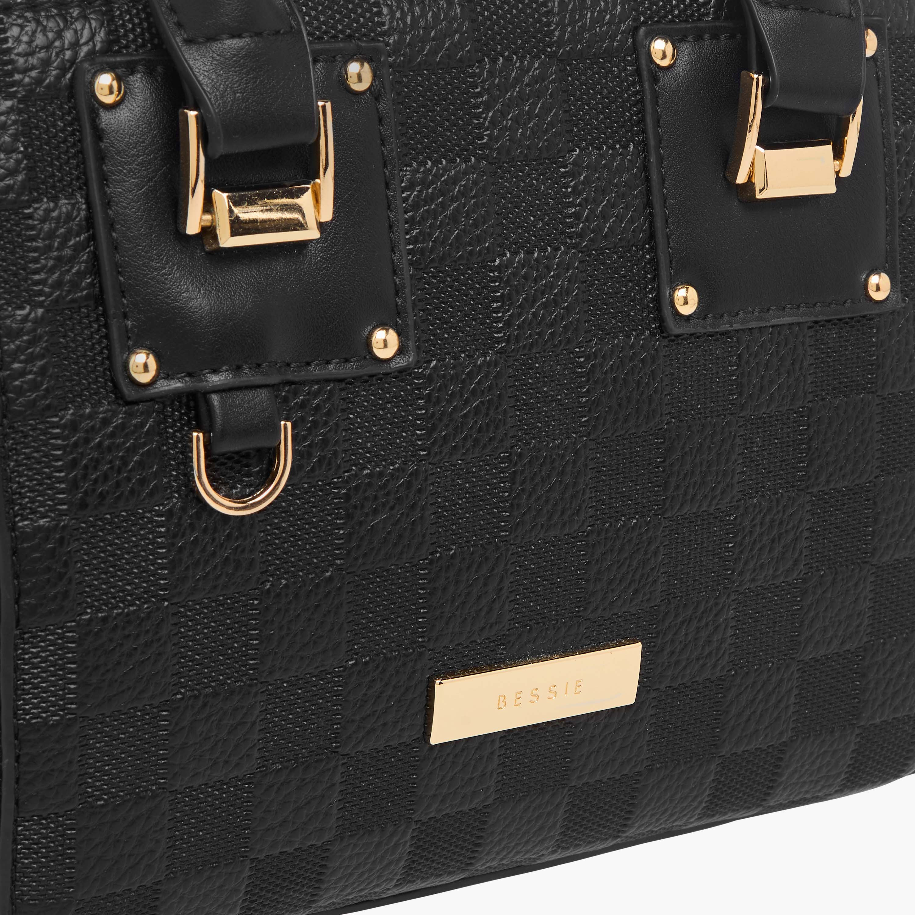 Bessie London Textured Tote Bag with Double Handles-women-bagsandwallets-handbags-image-5