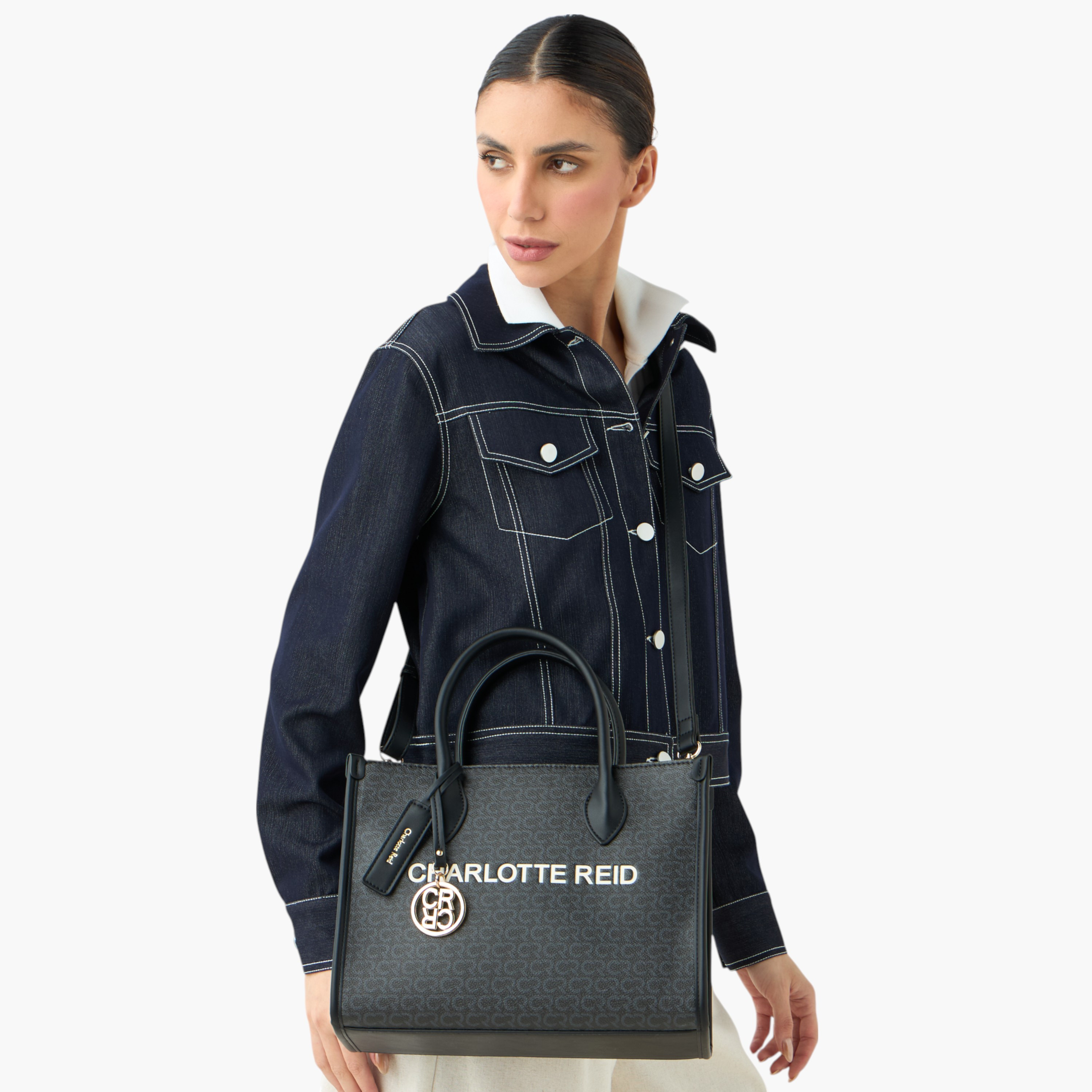 شنطة توت بحزام قابل للفصل وطبعات مونوجرام من شارلوت ريد-women-bagsandwallets-handbags-image-8