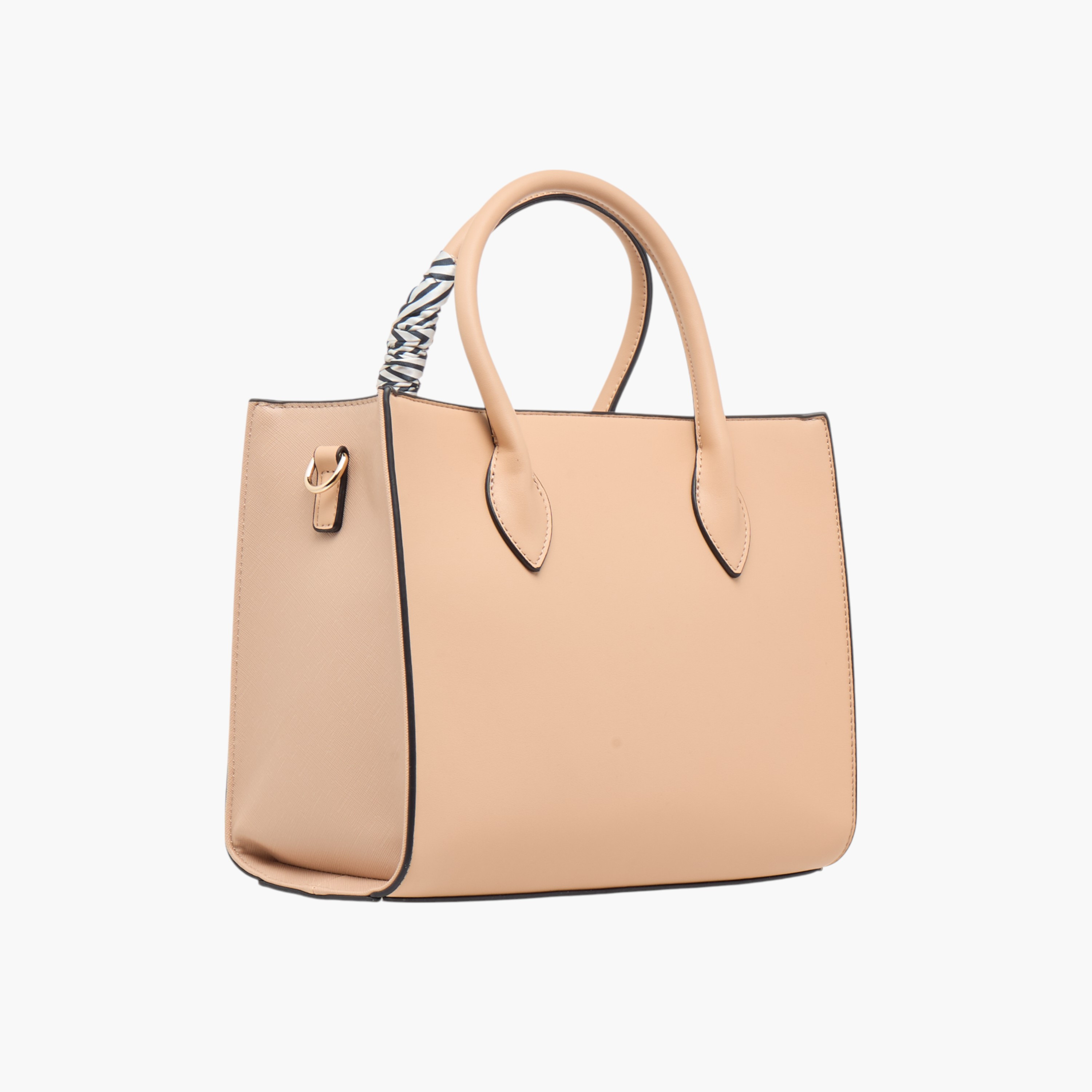 شنطة توت بنقوش مونوجرام وحزام قابل للفصل وسحاب إغلاق من شارلوت ريد-women-bagsandwallets-handbags-image-4