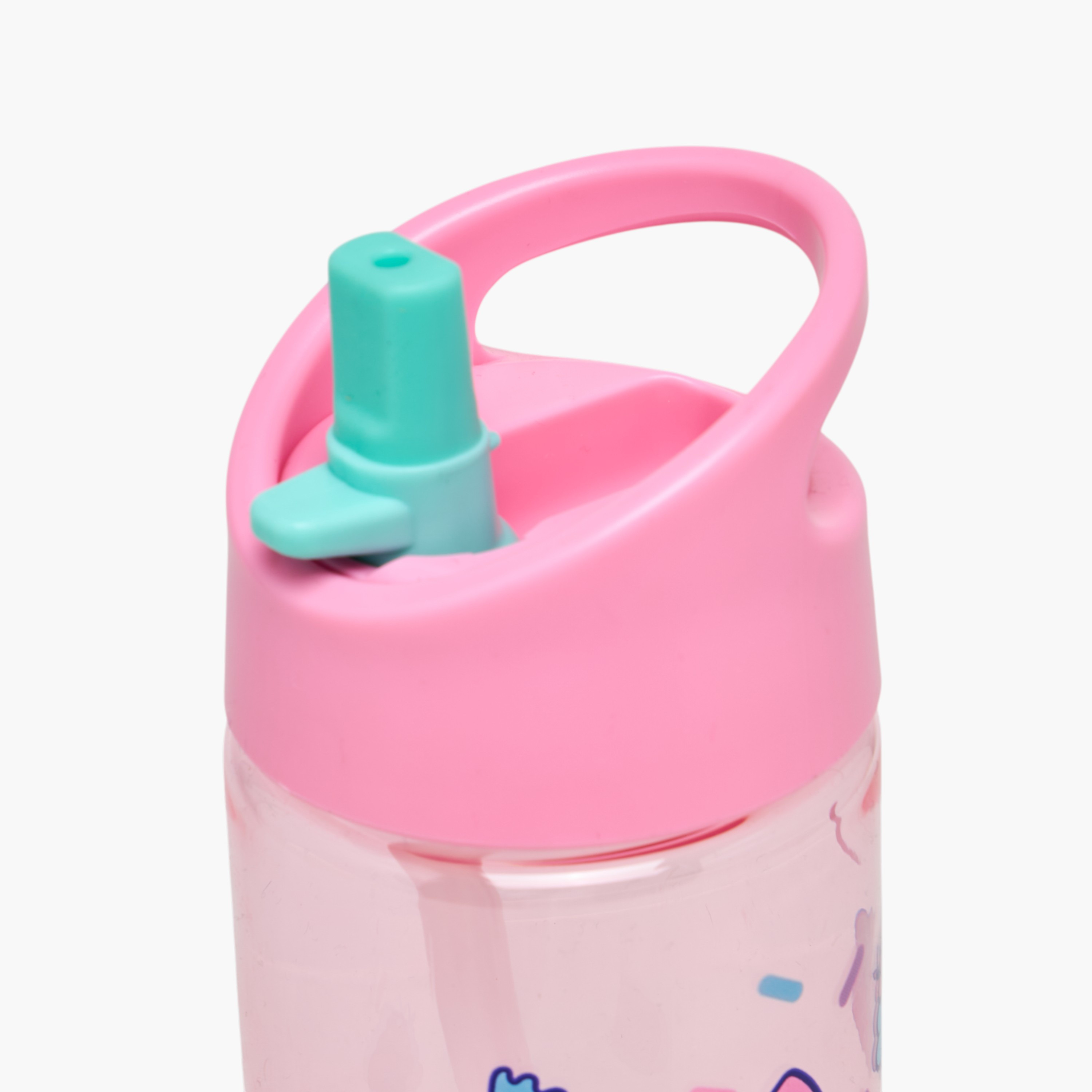 Caticorn Print Sipper Water Bottle - 420 ml-school-waterbottles-image-4