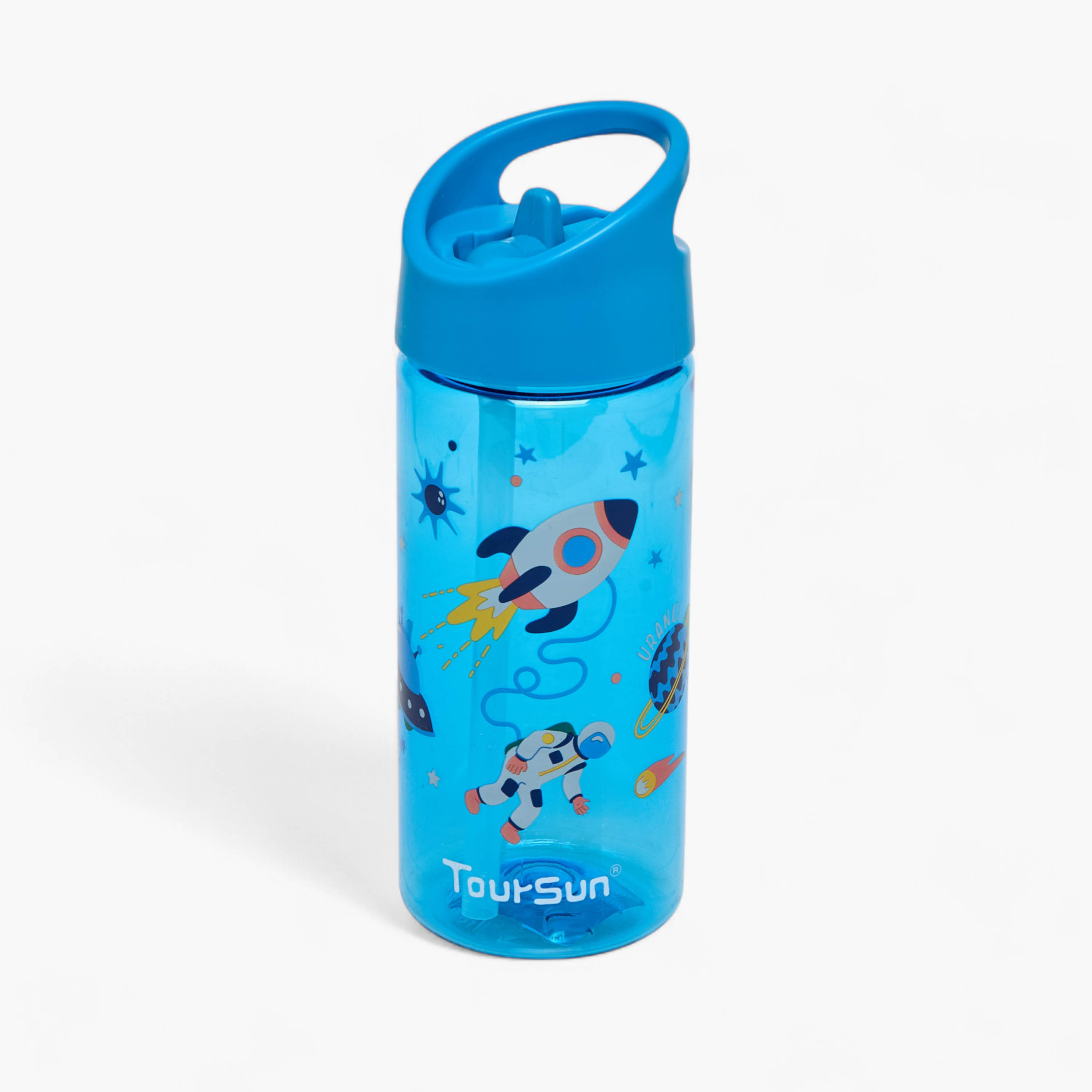 Space Print Sipper Water Bottle - 420 ml-school-waterbottles-image-1