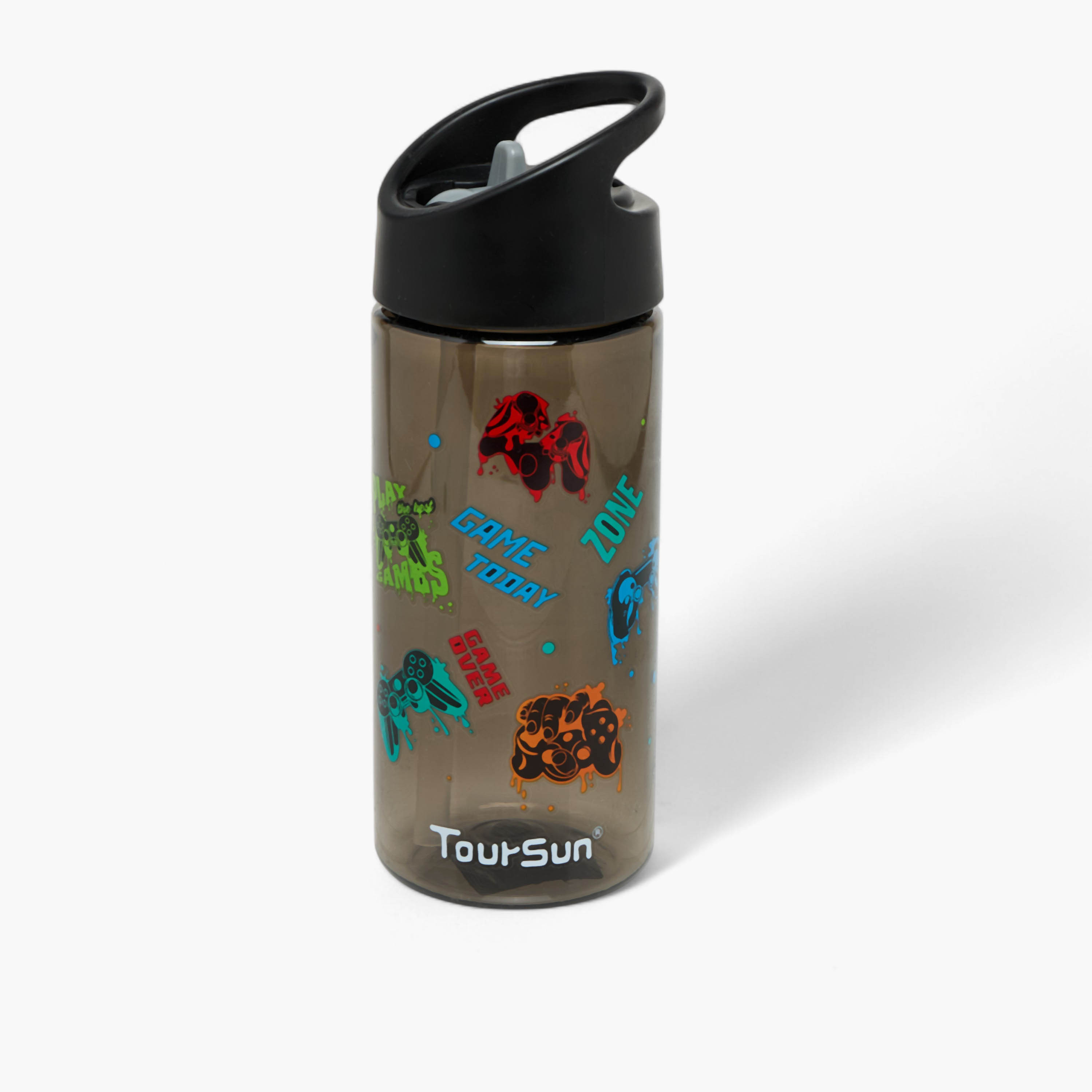 Gaming Print Sipper Water Bottle - 420 ml-school-waterbottles-image-1