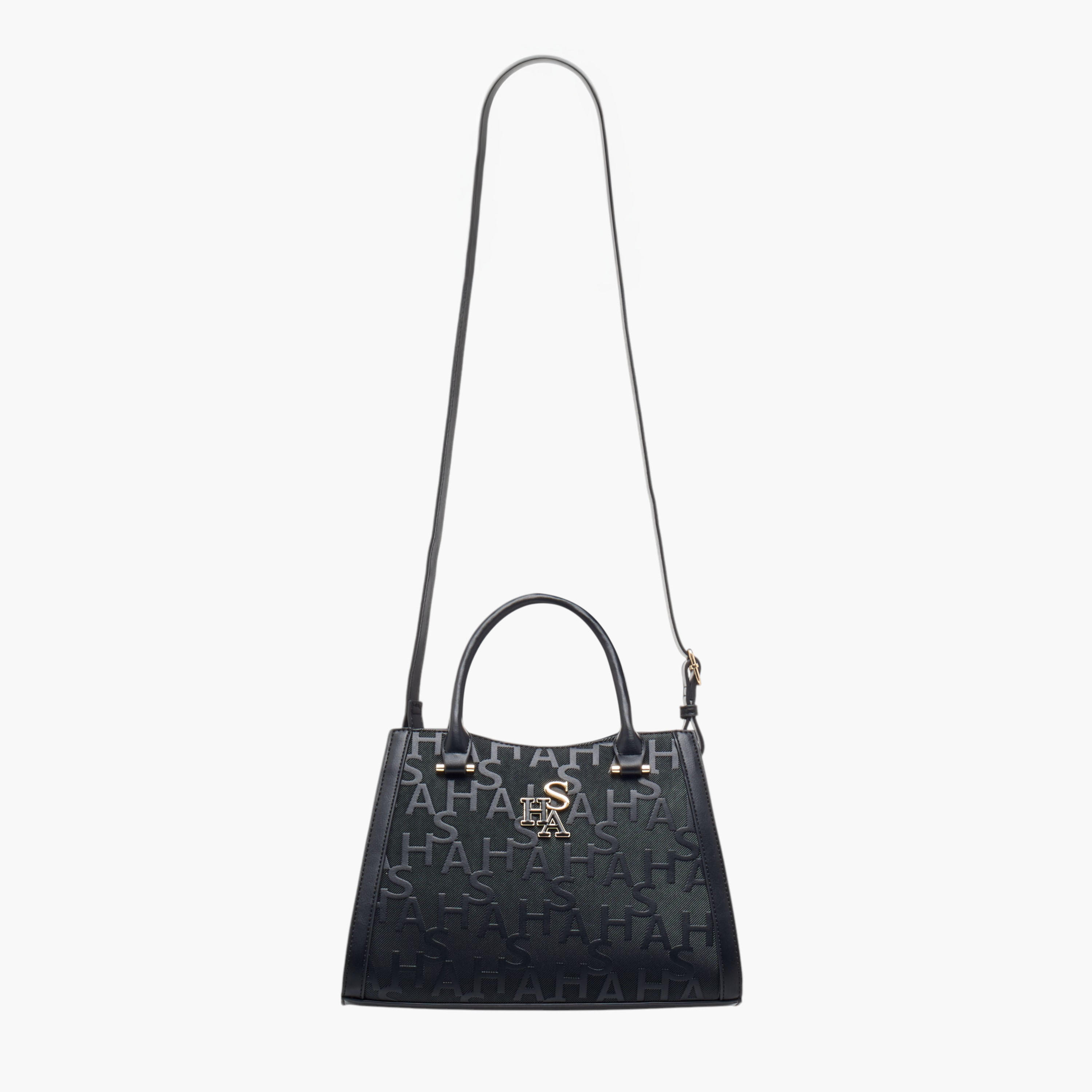 Sasha Monogram Embossed Tote Bag with Detachable Strap and Zip Closure-women-bagsandwallets-handbags-image-3