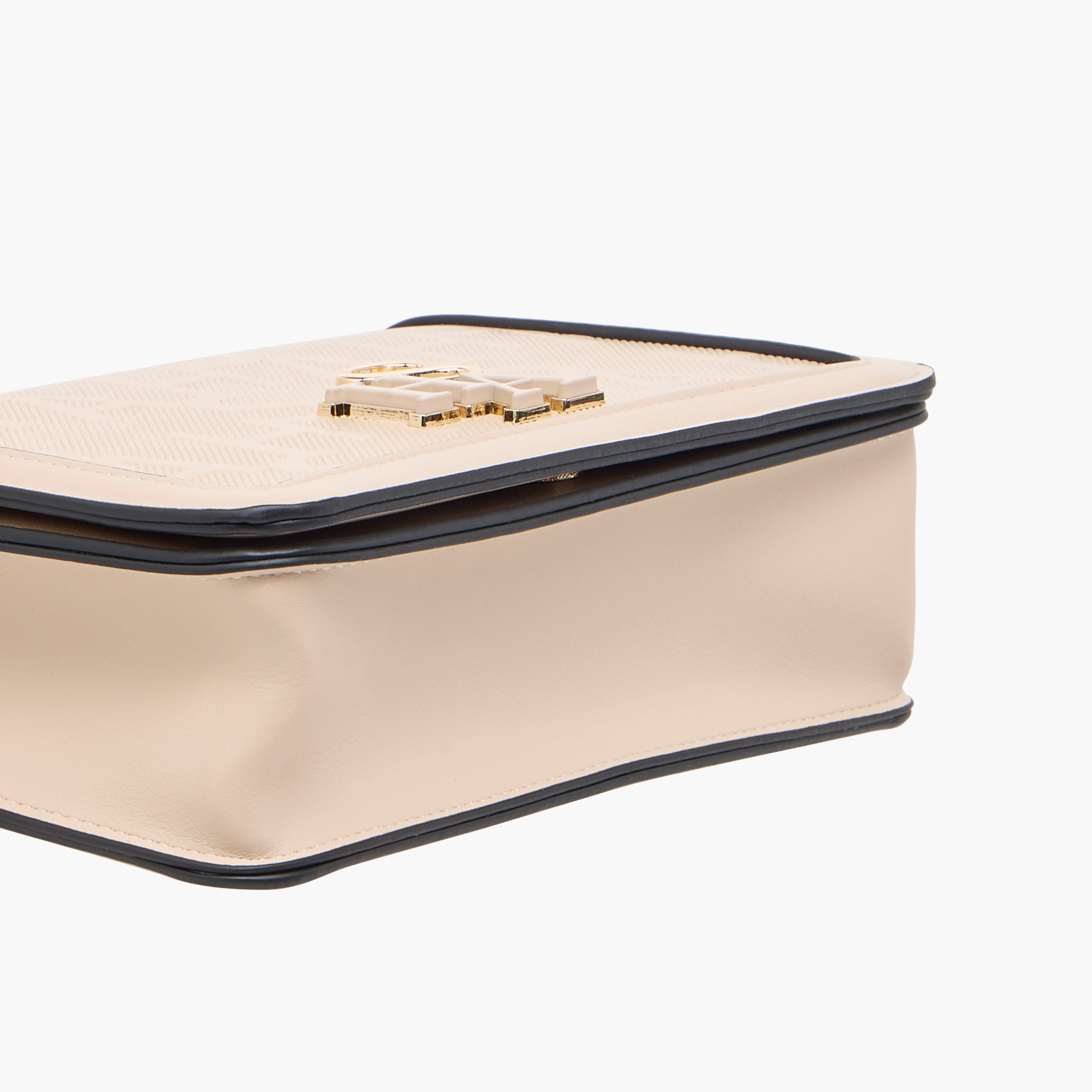 Sasha Embossed Crossbody Bag with Chain Strap and Button Closure-women-bagsandwallets-handbags-image-7