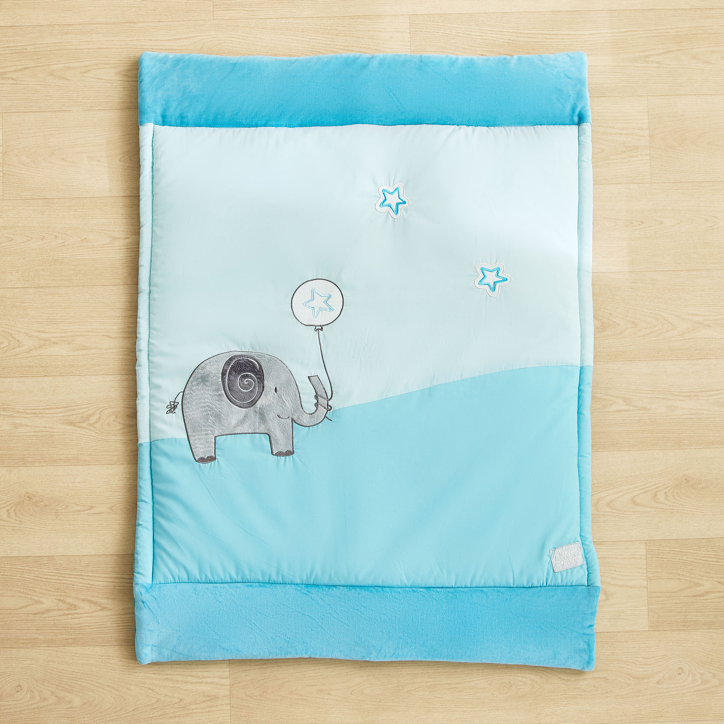 Juniors Elephant Embroidered Comforter - 85x115 cm-baby-nursery-babybedding-image-4