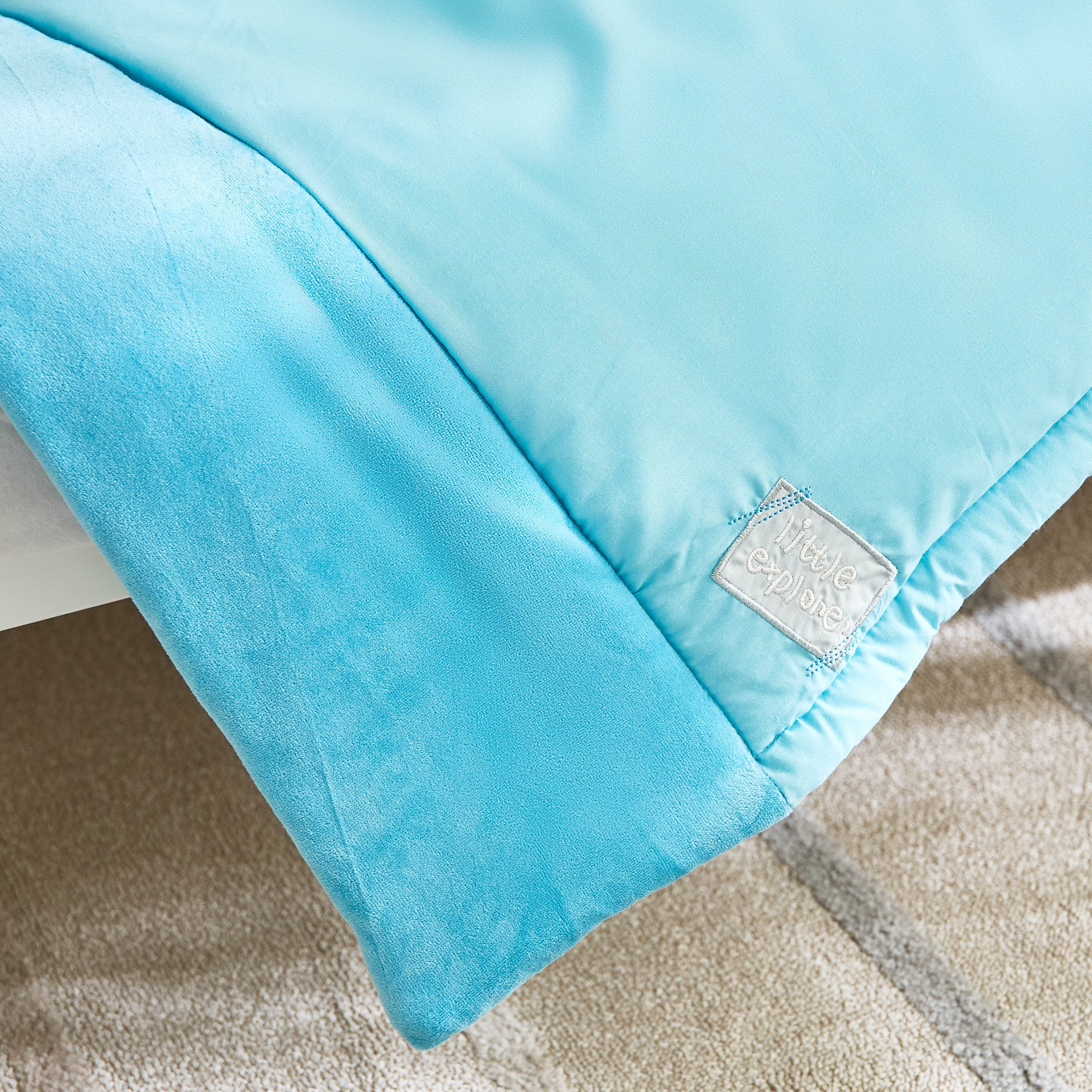 Juniors Elephant Embroidered Comforter - 85x115 cm-baby-nursery-babybedding-image-8