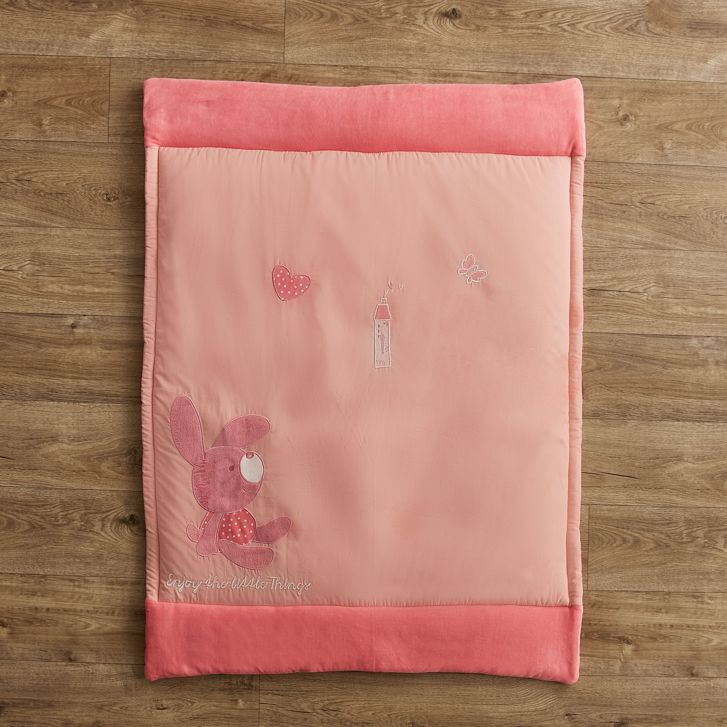Juniors Bunny Embroidered Comforter - 85x115 cm-baby-nursery-babybedding-image-4