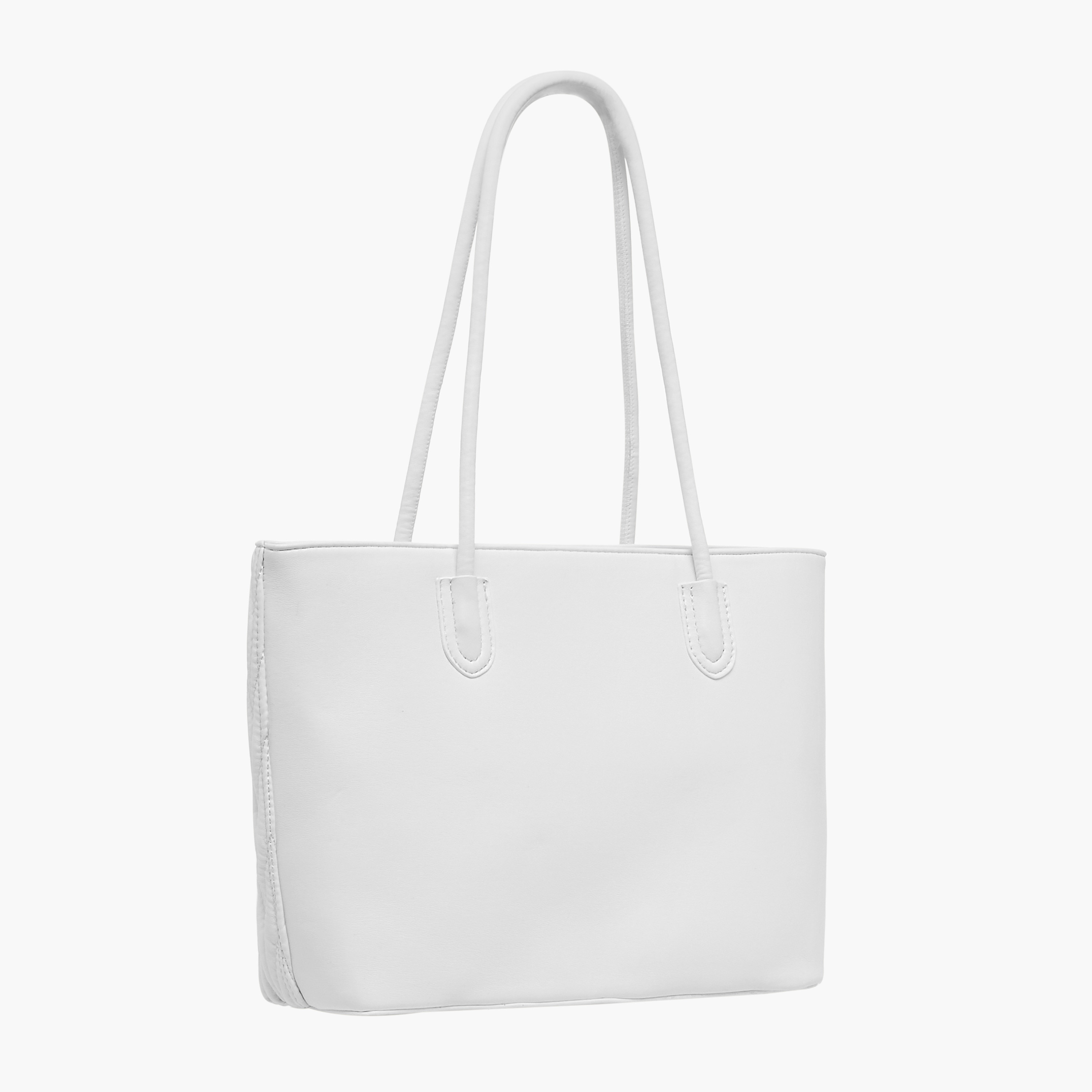 Adore Quilted Tote Bag with Double Handle and Zip Closure-women-bagsandwallets-handbags-image-3
