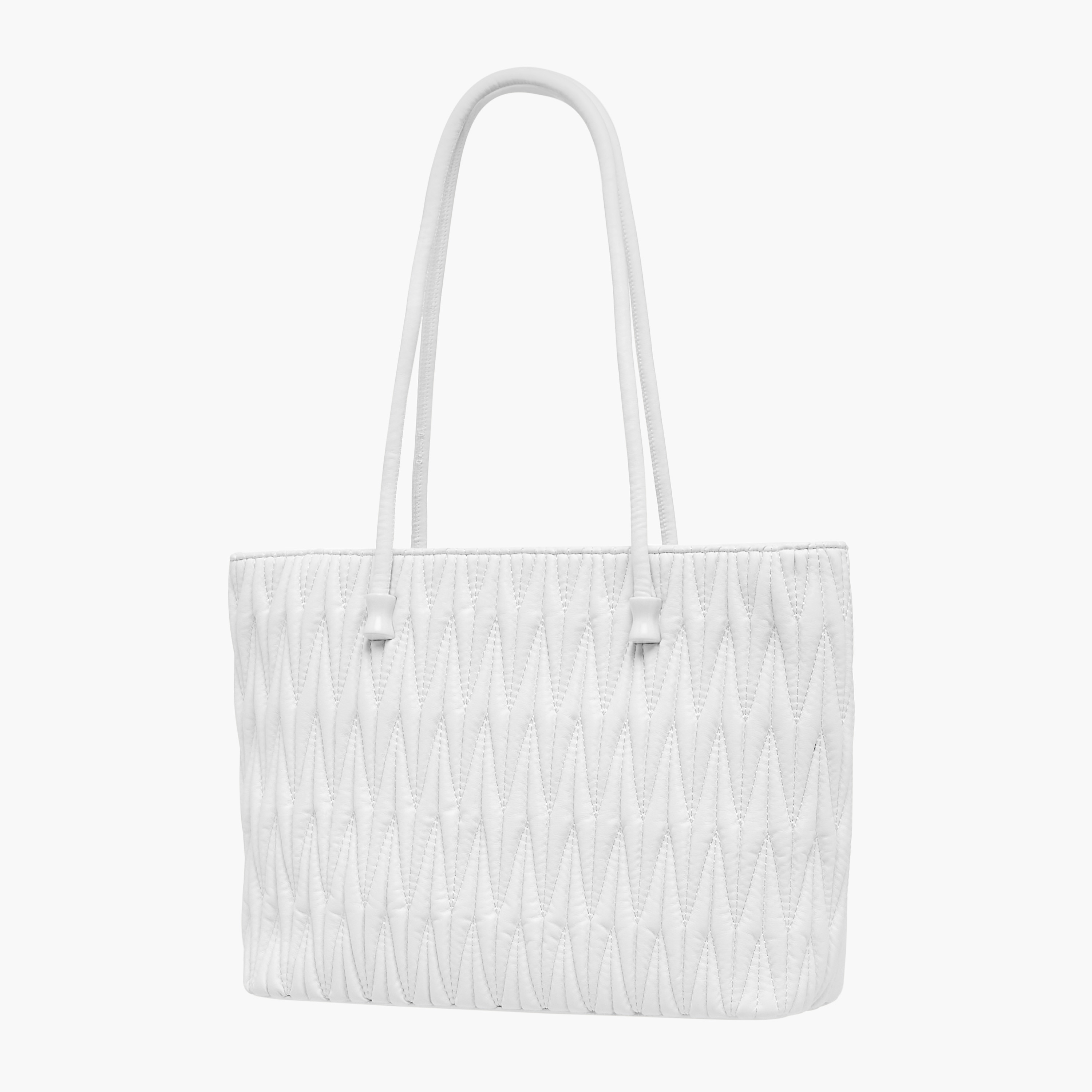 Adore Quilted Tote Bag with Double Handle and Zip Closure-women-bagsandwallets-handbags-image-7