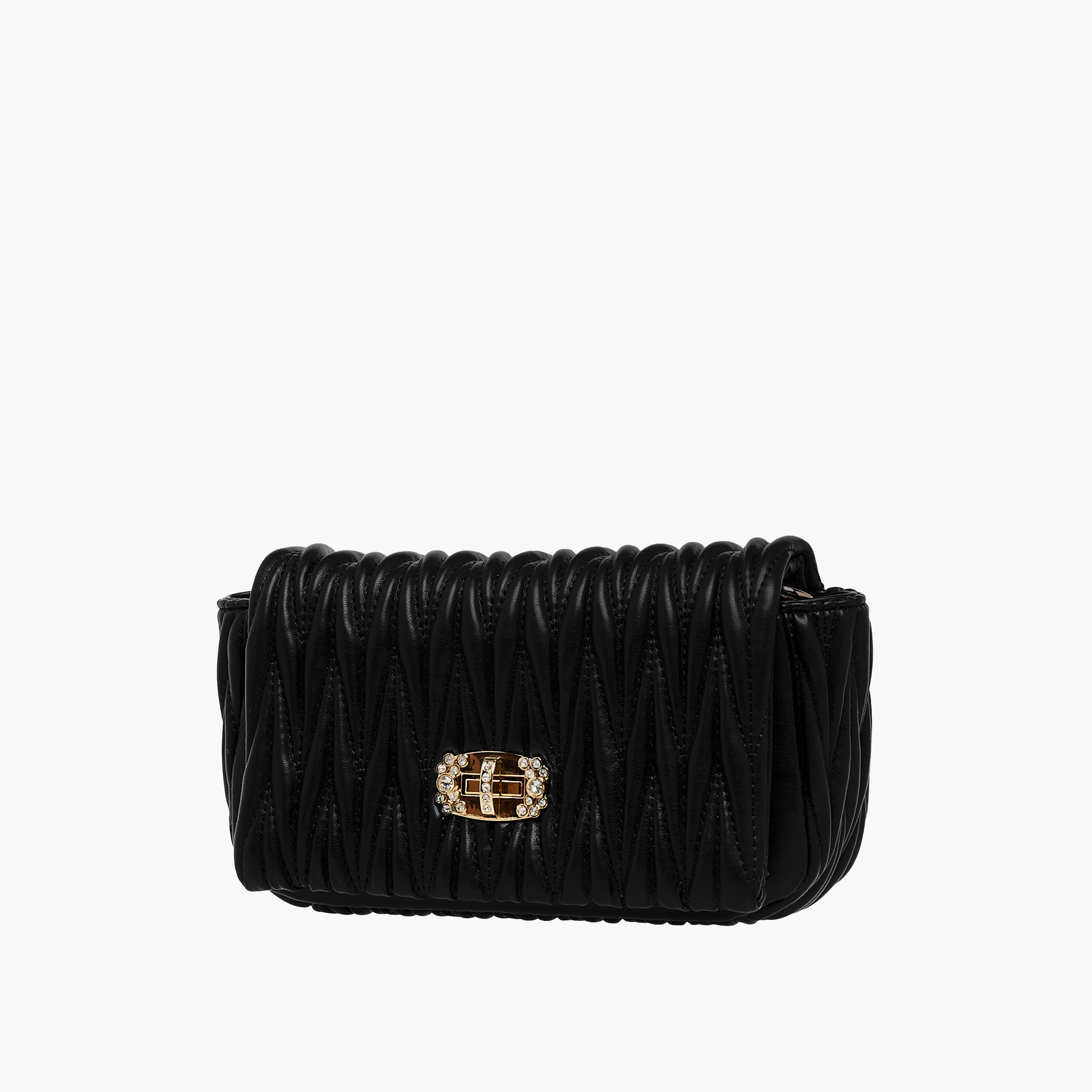 شنطة كروس بودي مبطنة بقفل إغلاق وحزام قابل للتعديل من أدور-women-bagsandwallets-handbags-image-4