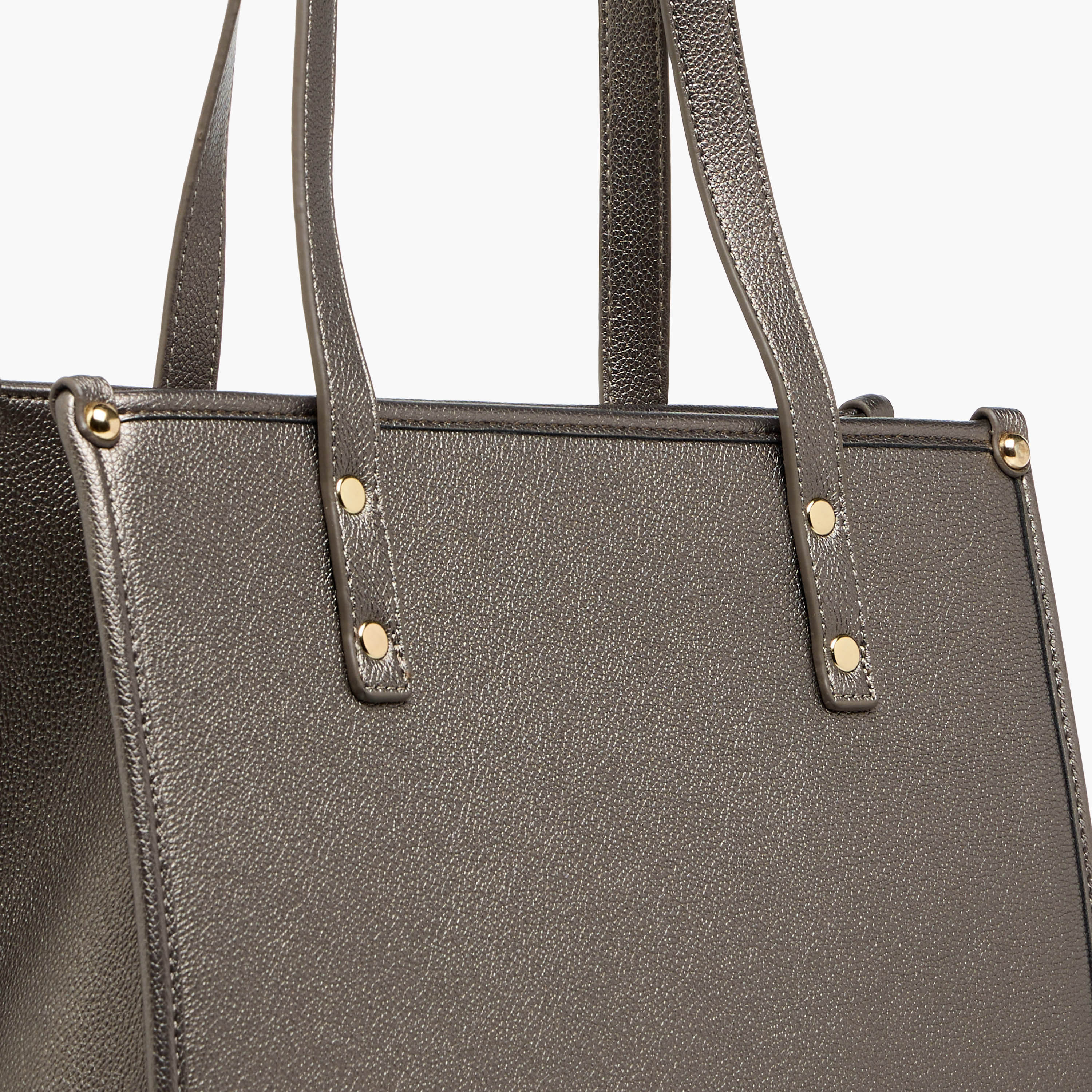 شنطة توتي بقوالب ملونة وتفاصيل سلسلة ومقابض مزدوجة من أدور-women-bagsandwallets-handbags-image-6