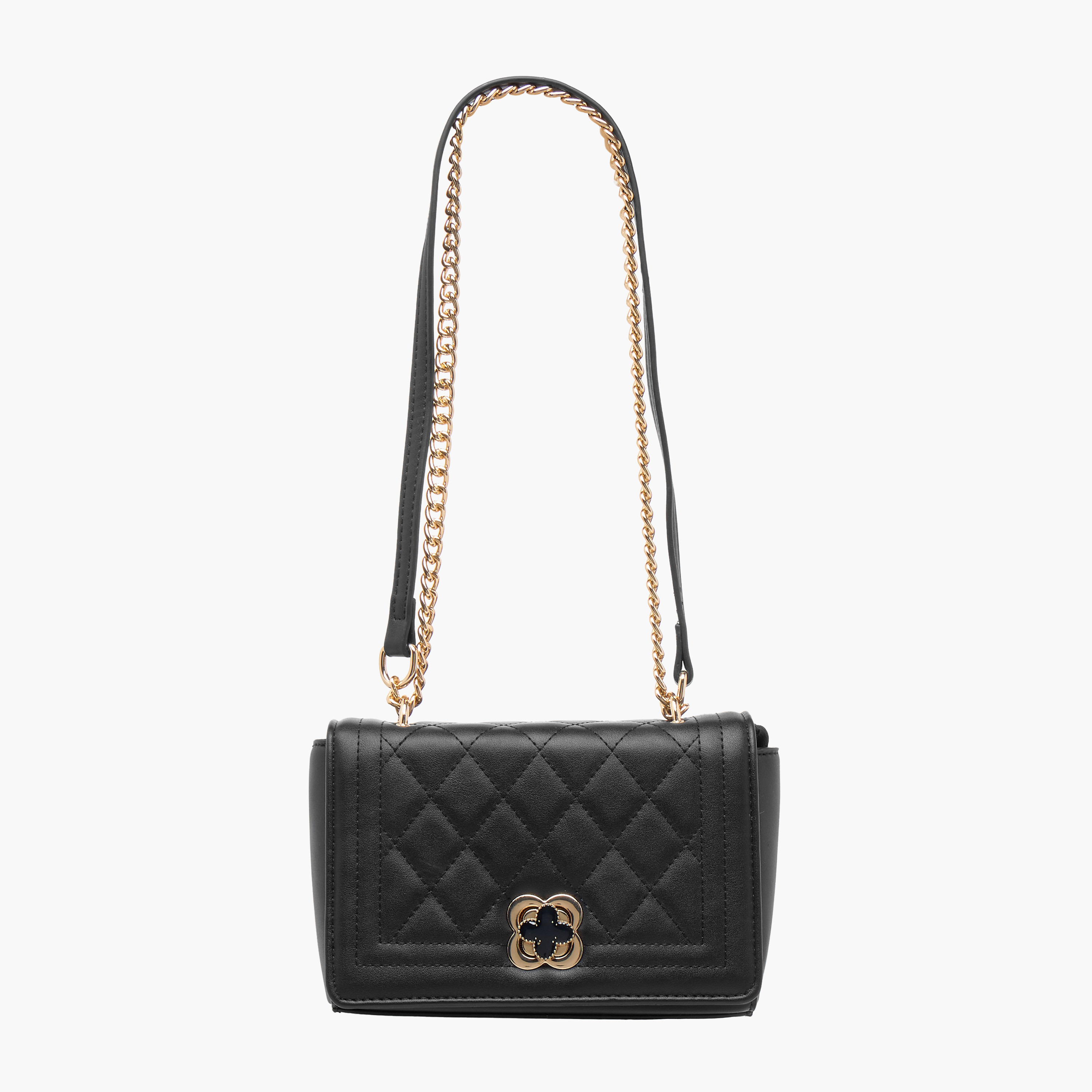 شنطة كروس بودي مبطنة بحزام سلسلة وقفل إغلاق دوار من أدور-women-bagsandwallets-handbags-image-1