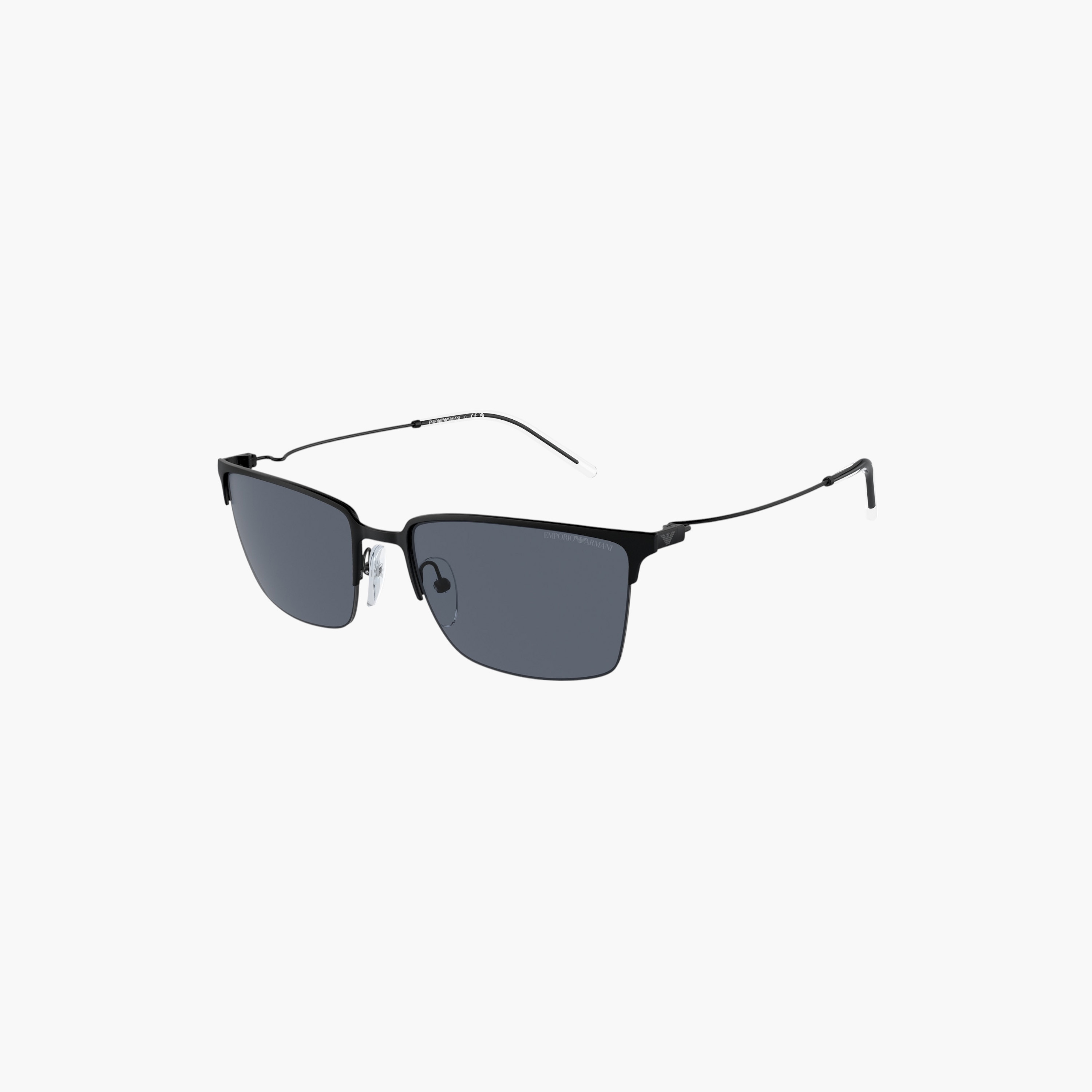 EMPORIO ARMANI Tinted Full Rim Wayfarer Sunglasses with Nose Pad-men-sunglasses-image-1