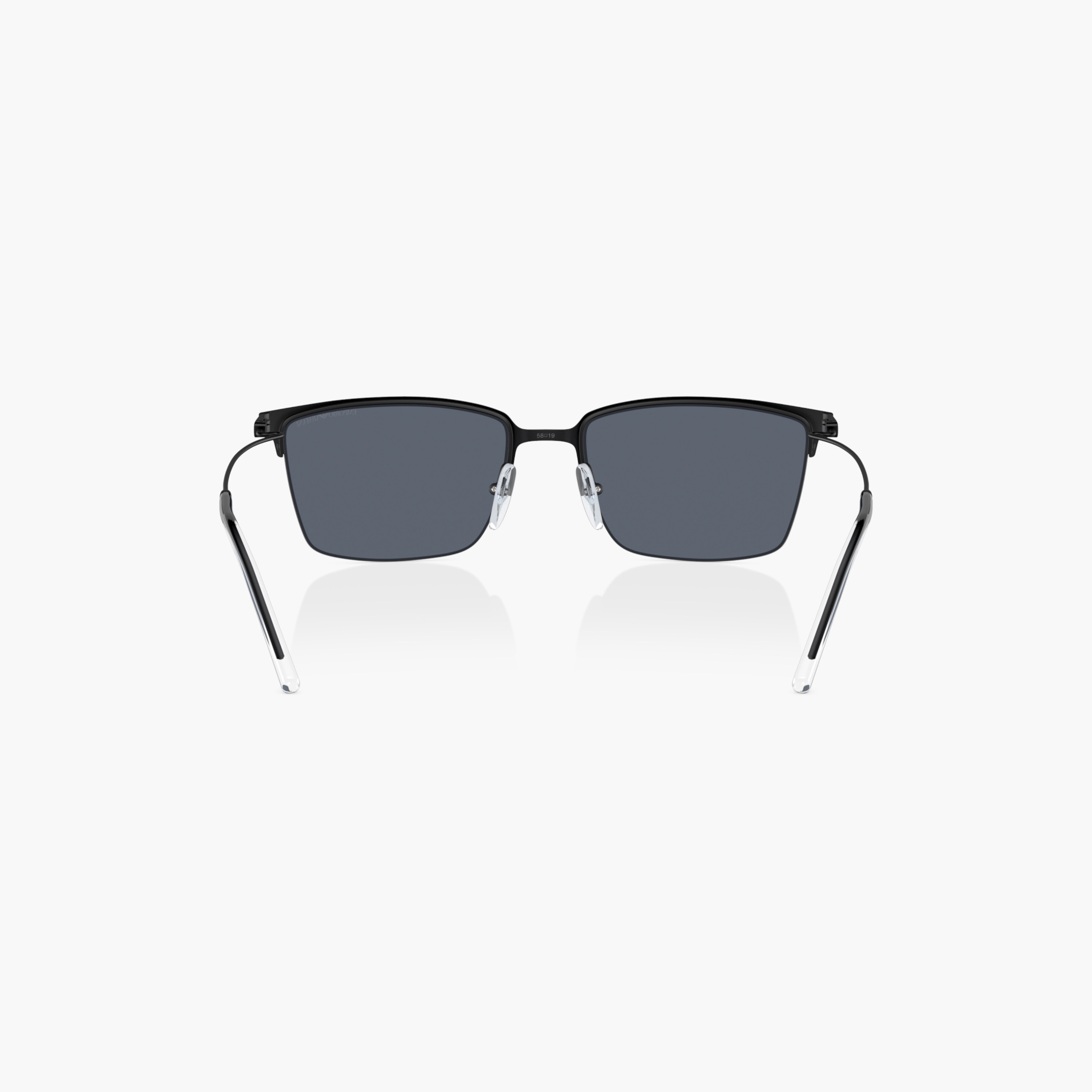 EMPORIO ARMANI Tinted Full Rim Wayfarer Sunglasses with Nose Pad-men-sunglasses-image-5