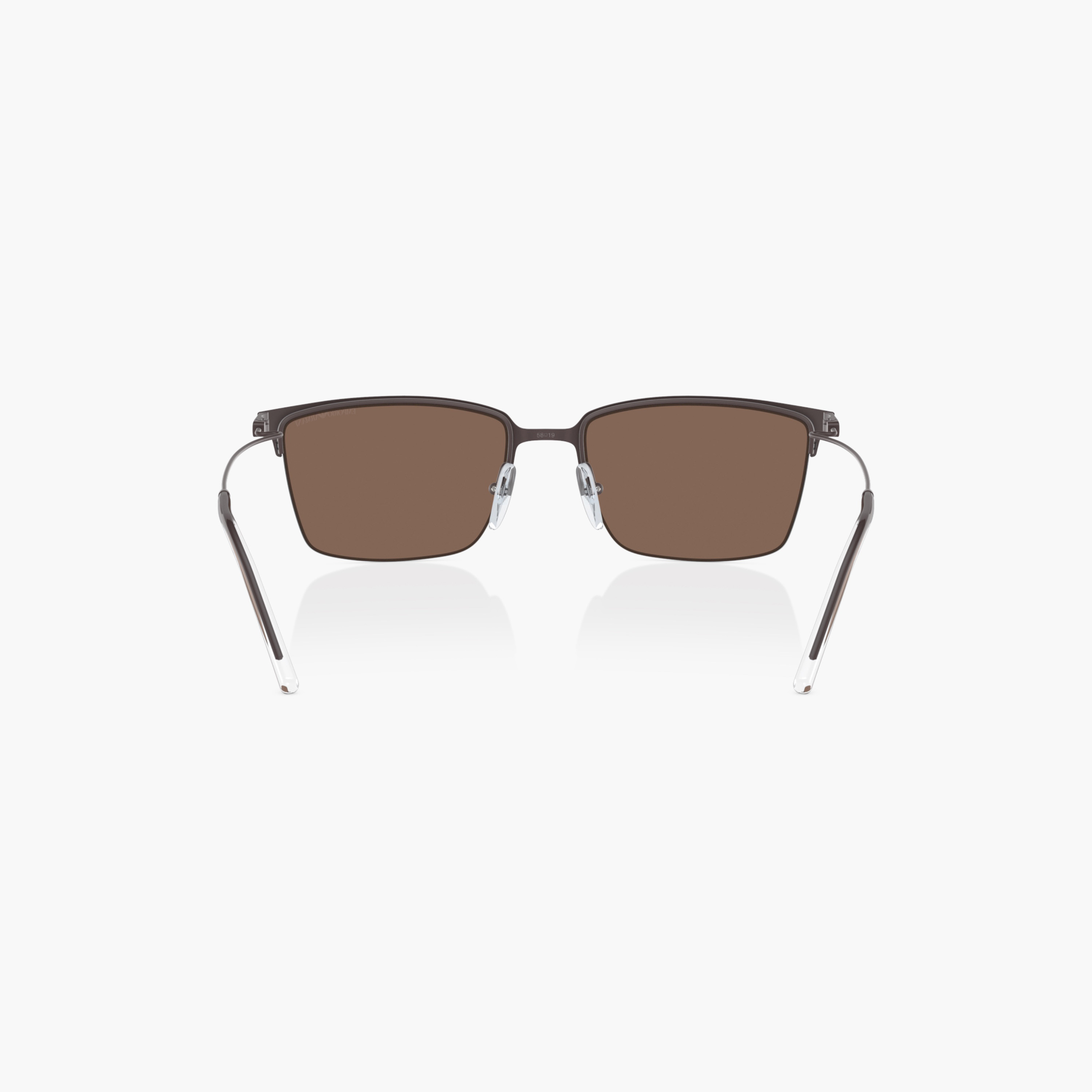 EMPORIO ARMANI Tinted Full Rim Wayfarer Sunglasses with Nose Pad-men-sunglasses-image-2