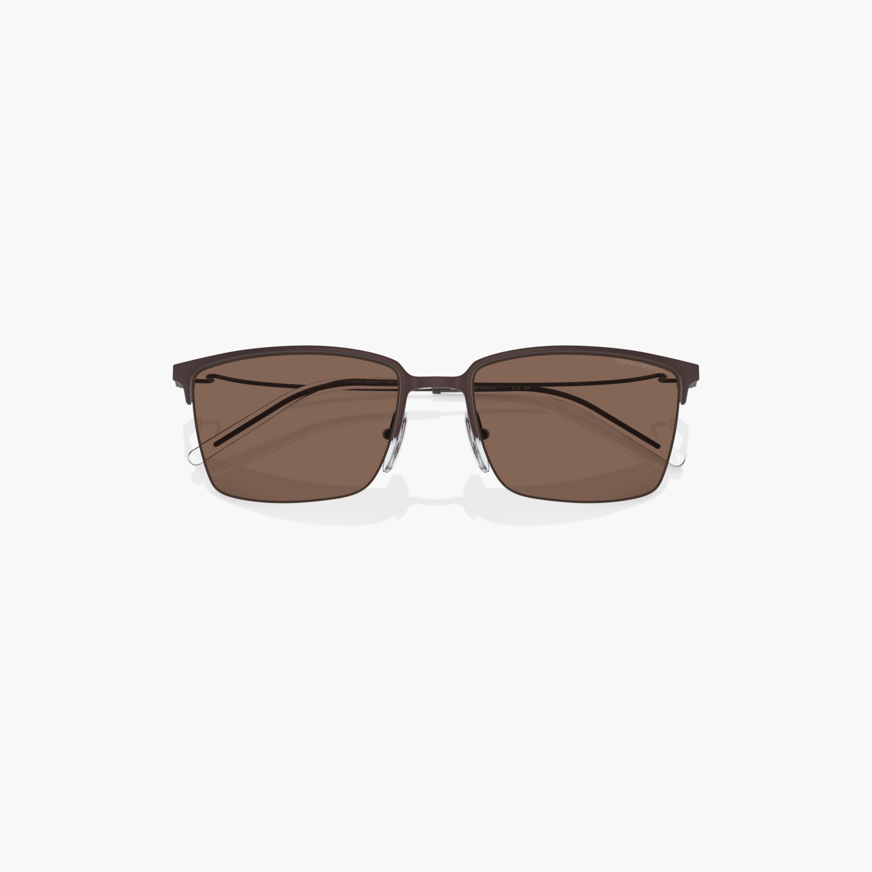 EMPORIO ARMANI Tinted Full Rim Wayfarer Sunglasses with Nose Pad-men-sunglasses-image-3