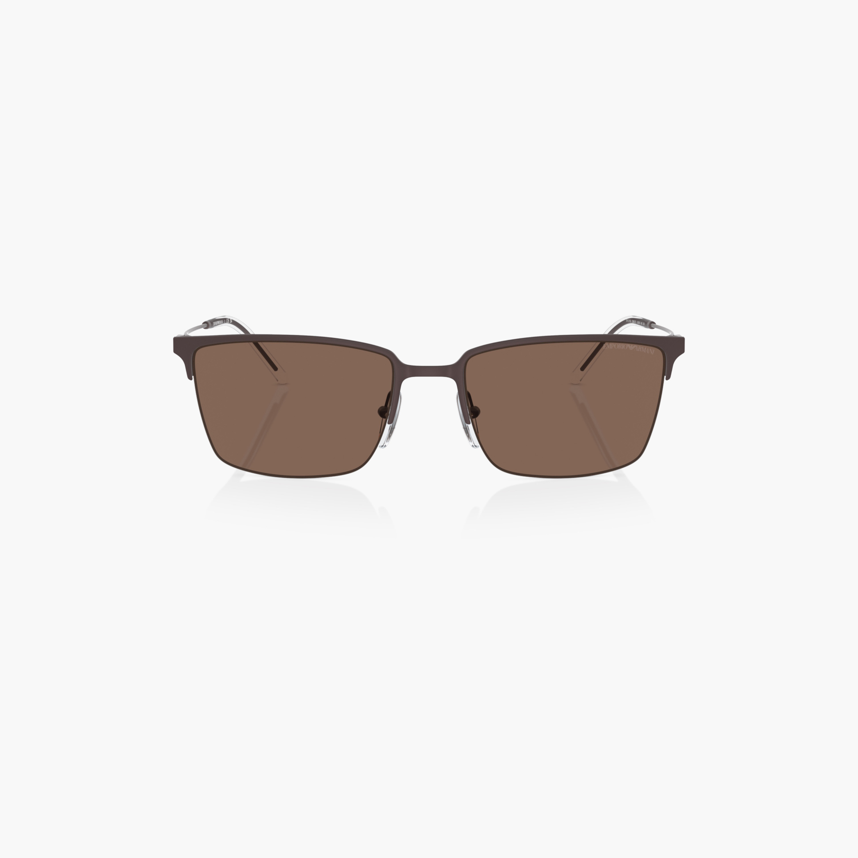 EMPORIO ARMANI Tinted Full Rim Wayfarer Sunglasses with Nose Pad-men-sunglasses-image-5