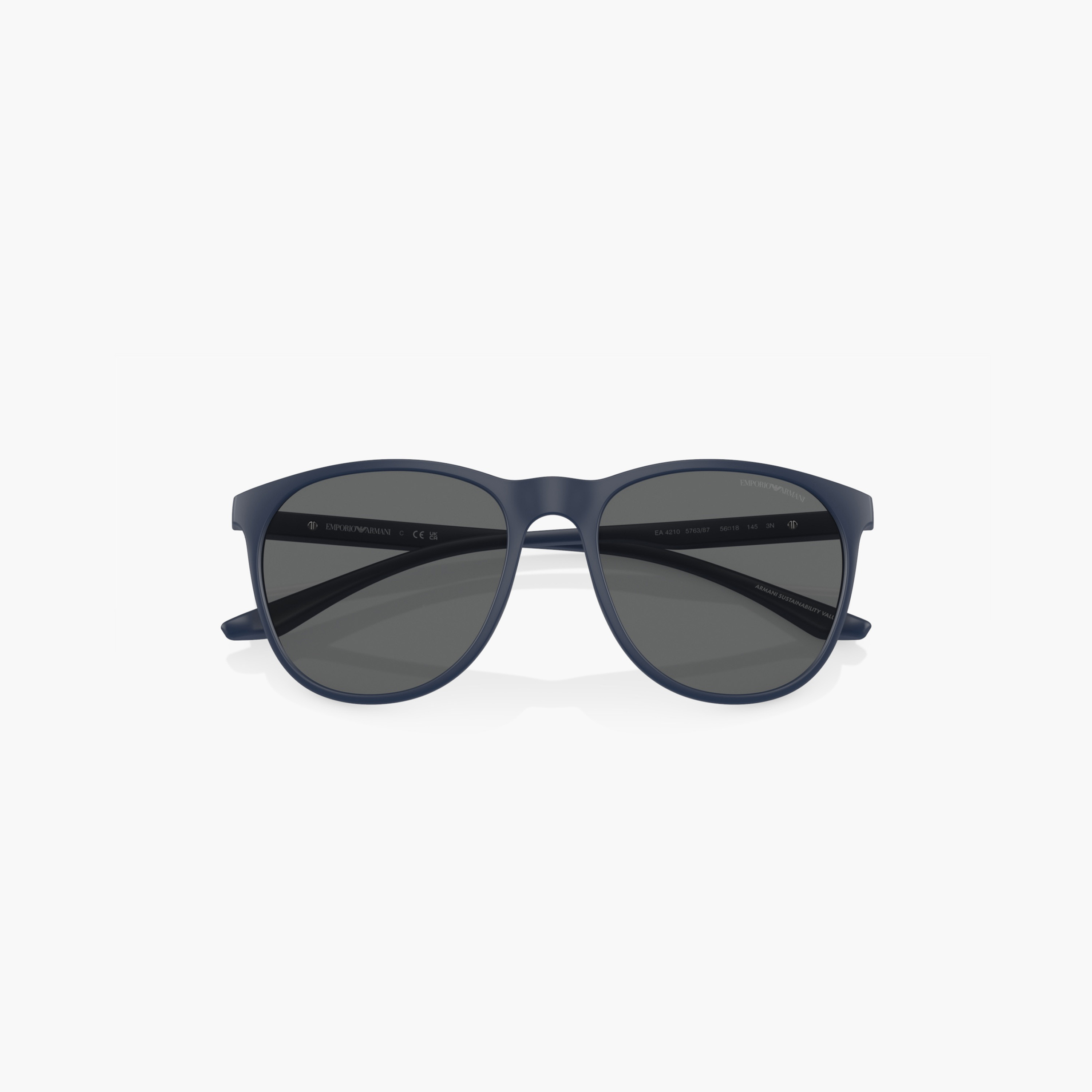 EMPORIO ARMANI Tinted Full Rim Clubmaster Sunglasses-men-sunglasses-image-2