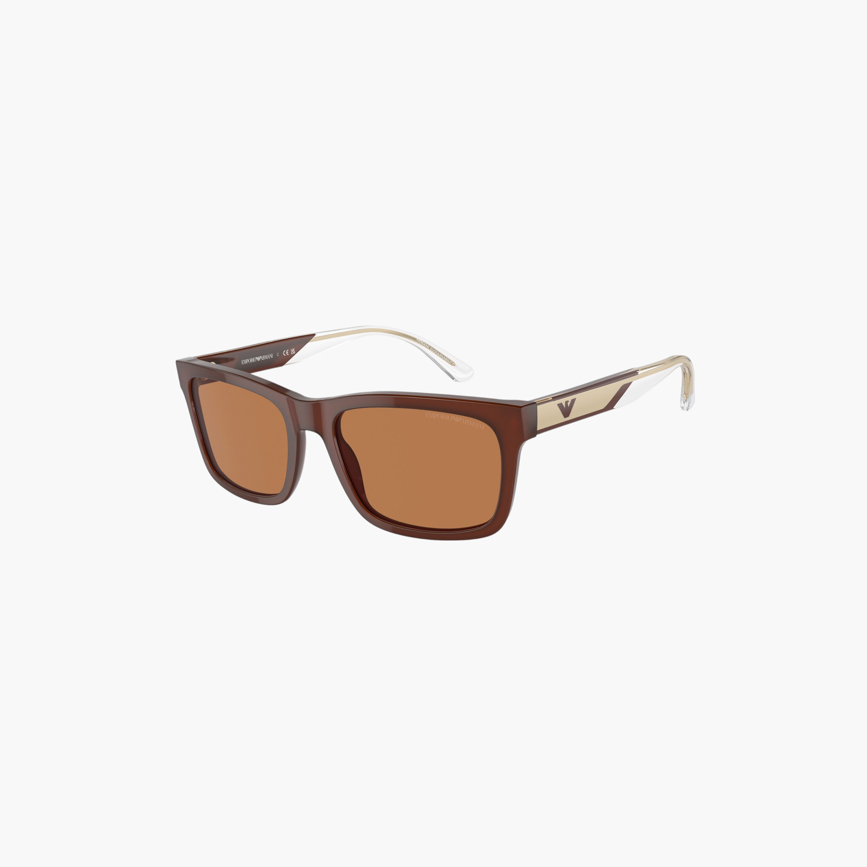 نظارة شمسية ملونة بإطار كامل من إمبوريو أرماني-men-sunglasses-image-1