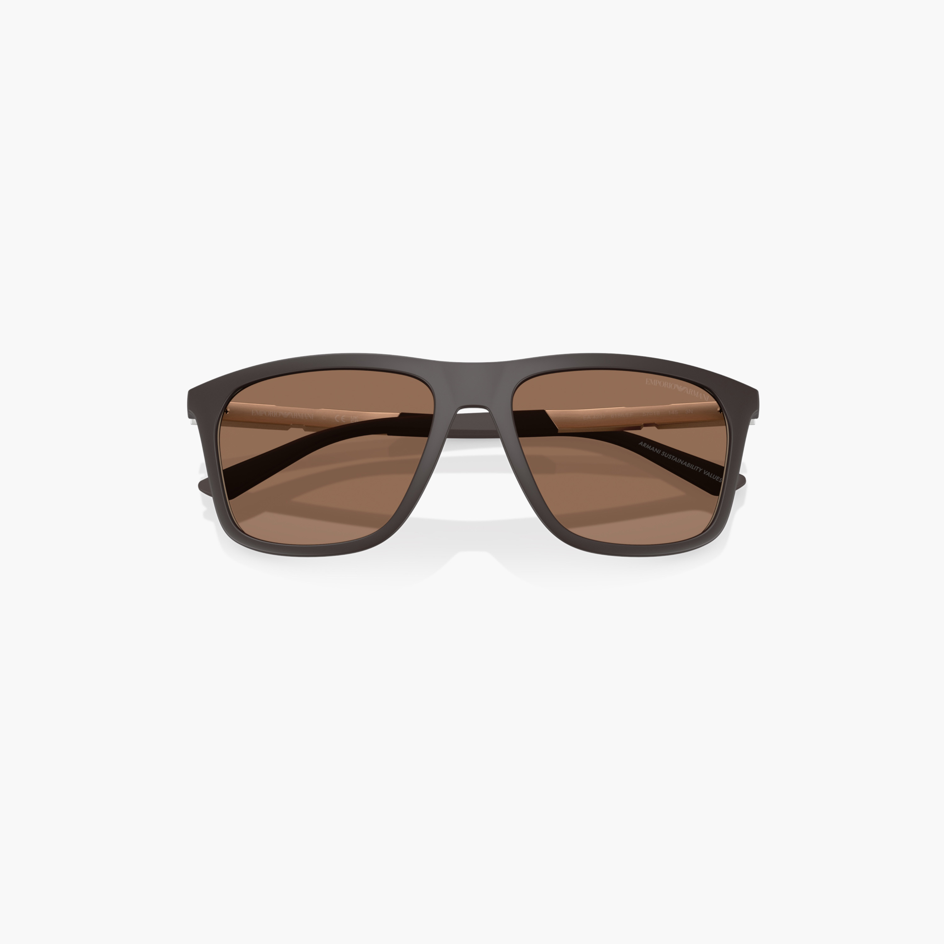 نظارة شمسية بعدسات ملونة وإطار كامل من إمبوريو أرماني-men-sunglasses-image-2