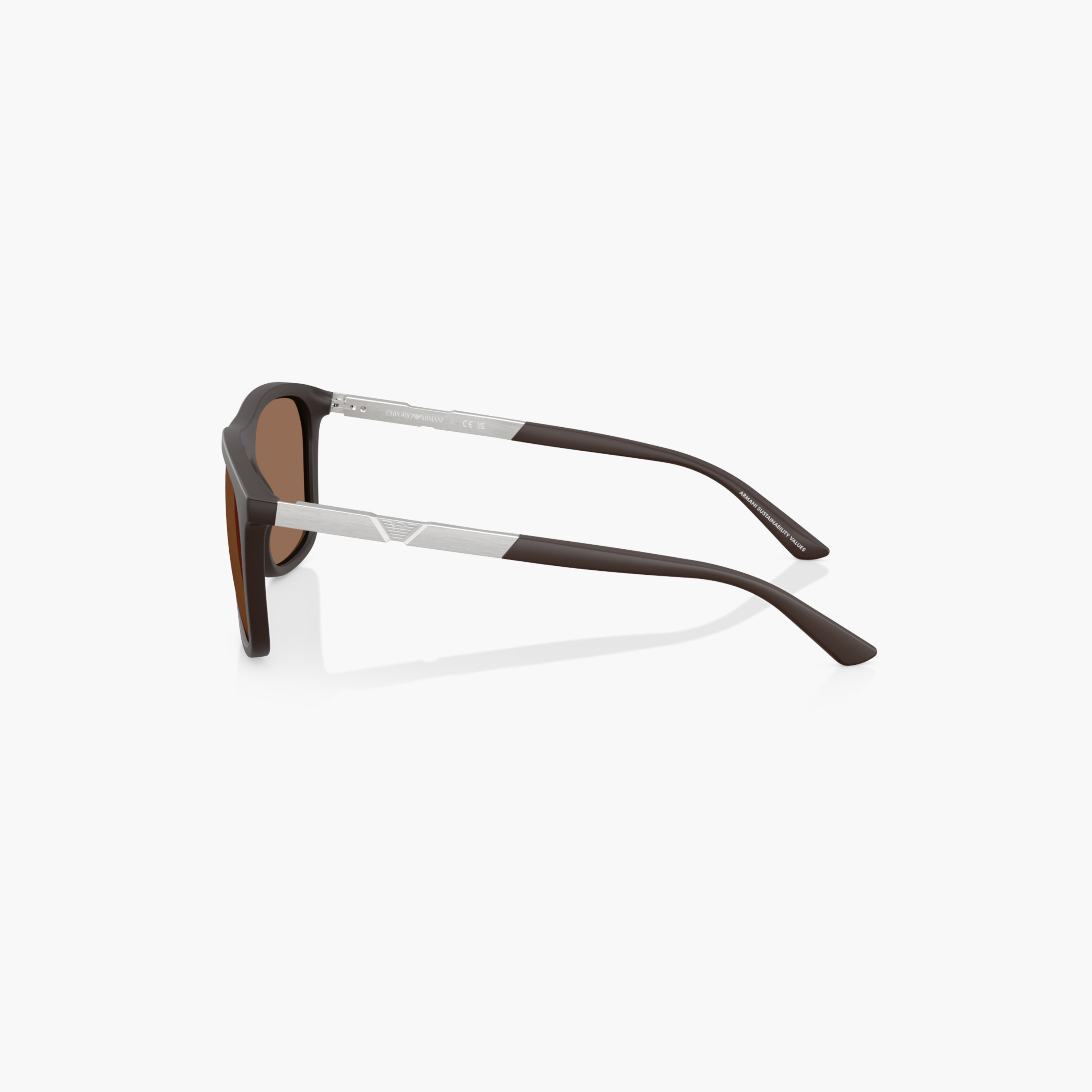 نظارة شمسية بعدسات ملونة وإطار كامل من إمبوريو أرماني-men-sunglasses-image-4