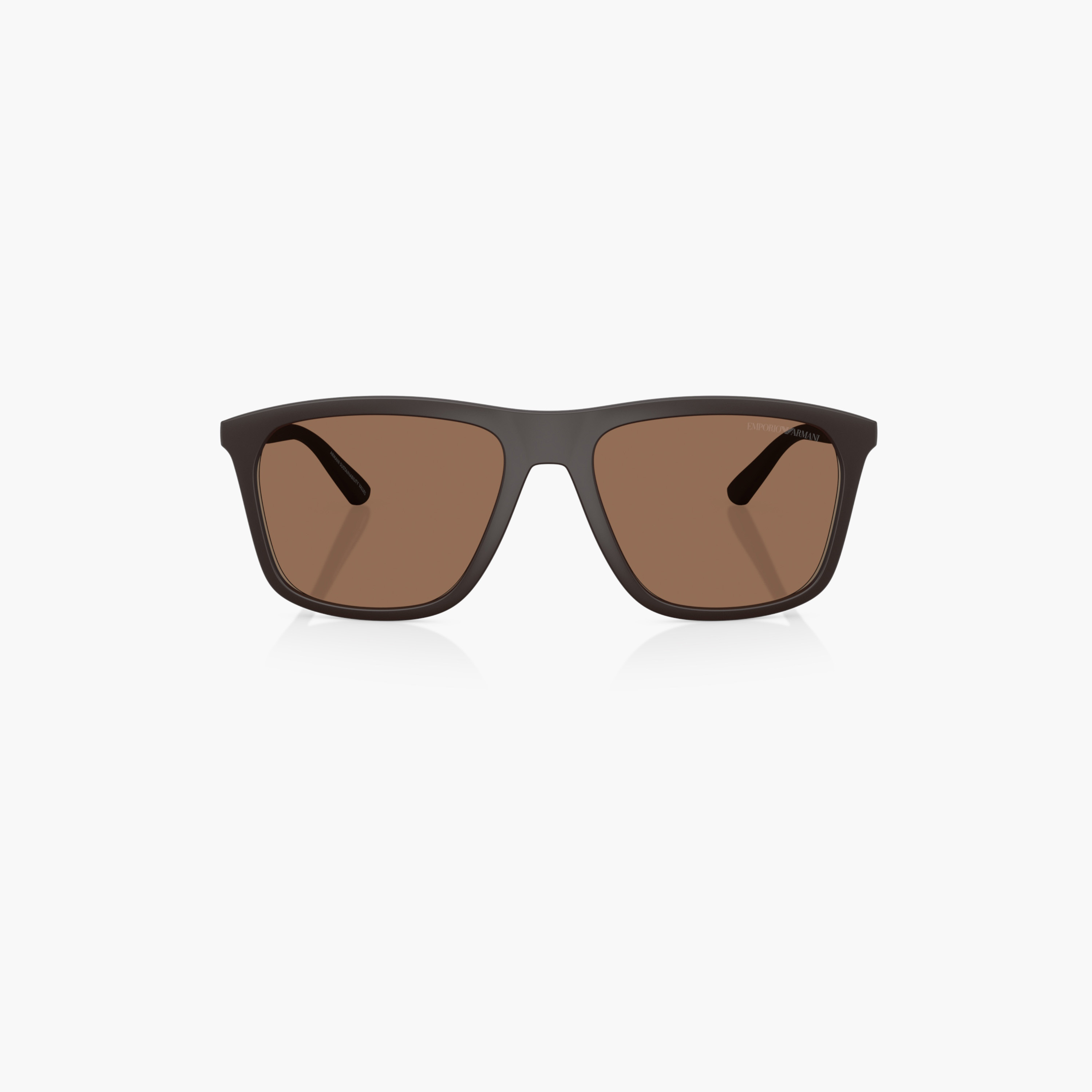 نظارة شمسية بعدسات ملونة وإطار كامل من إمبوريو أرماني-men-sunglasses-image-6