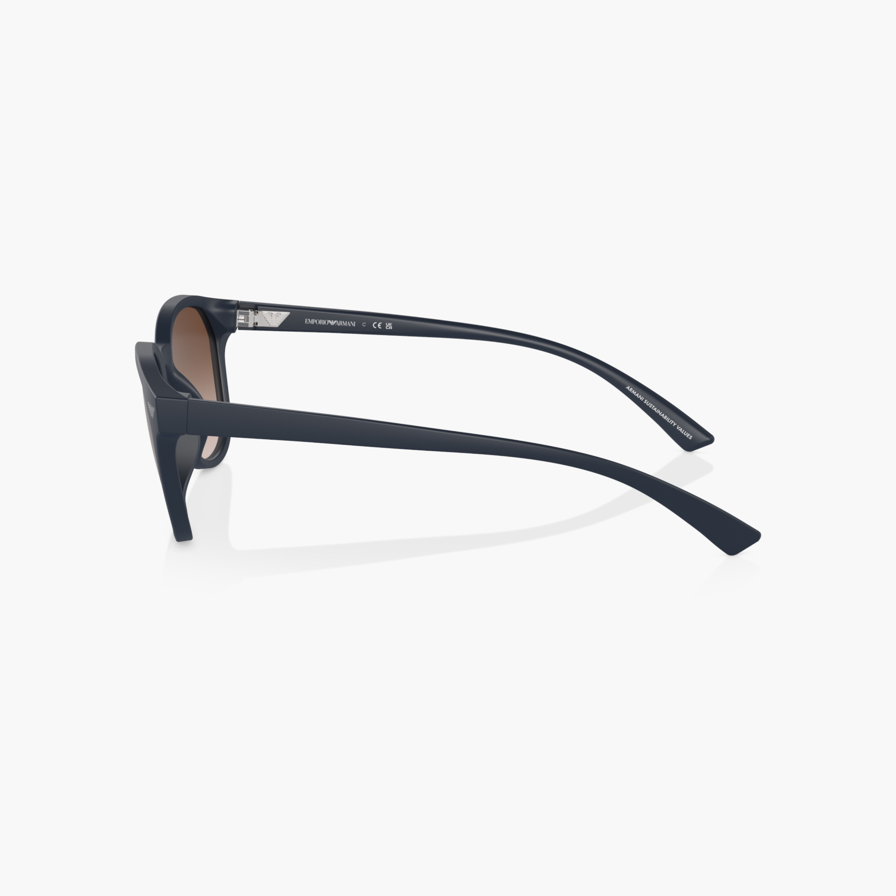 EMPORIO ARMANI Tinted Full Rim Clubmaster Sunglasses-men-sunglasses-image-2