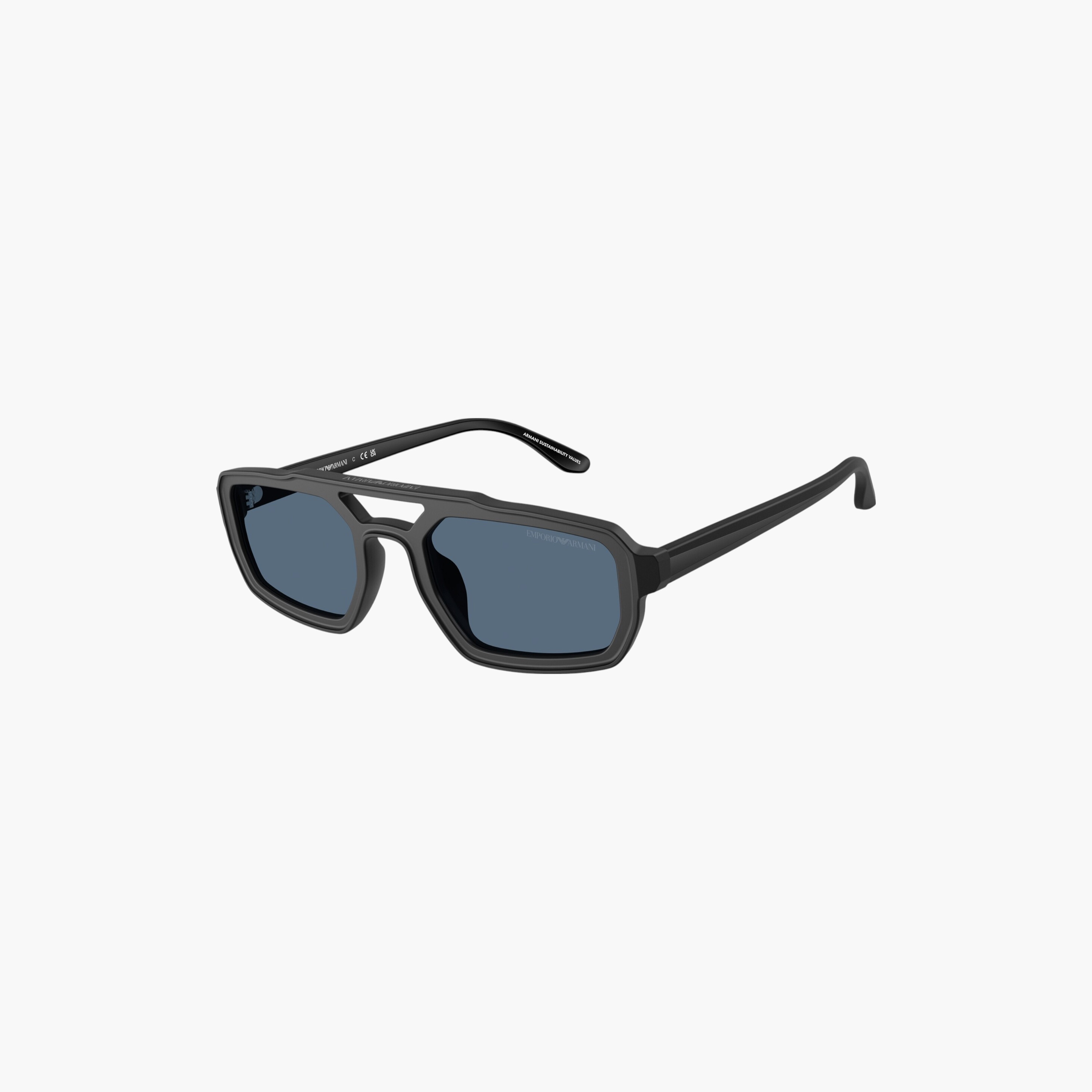 EMPORIO ARMANI Tinted Full Rim Wayfarer Sunglasses-men-sunglasses-image-1
