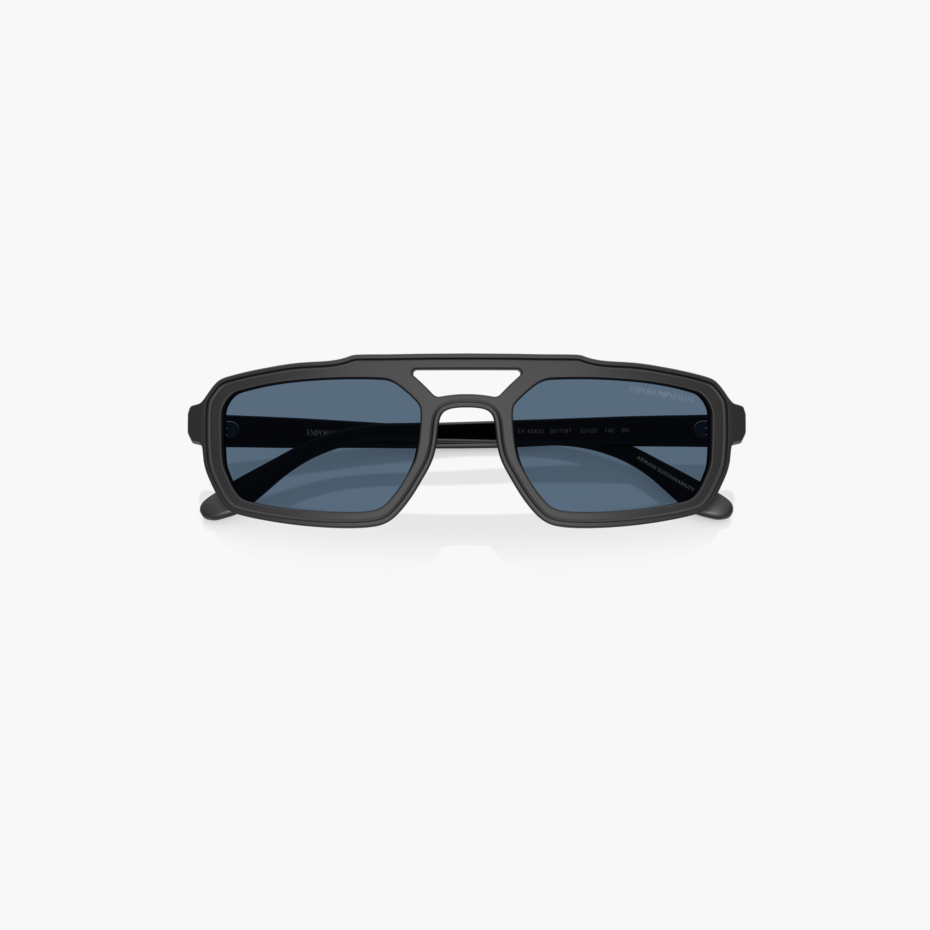 EMPORIO ARMANI Tinted Full Rim Wayfarer Sunglasses-men-sunglasses-image-2