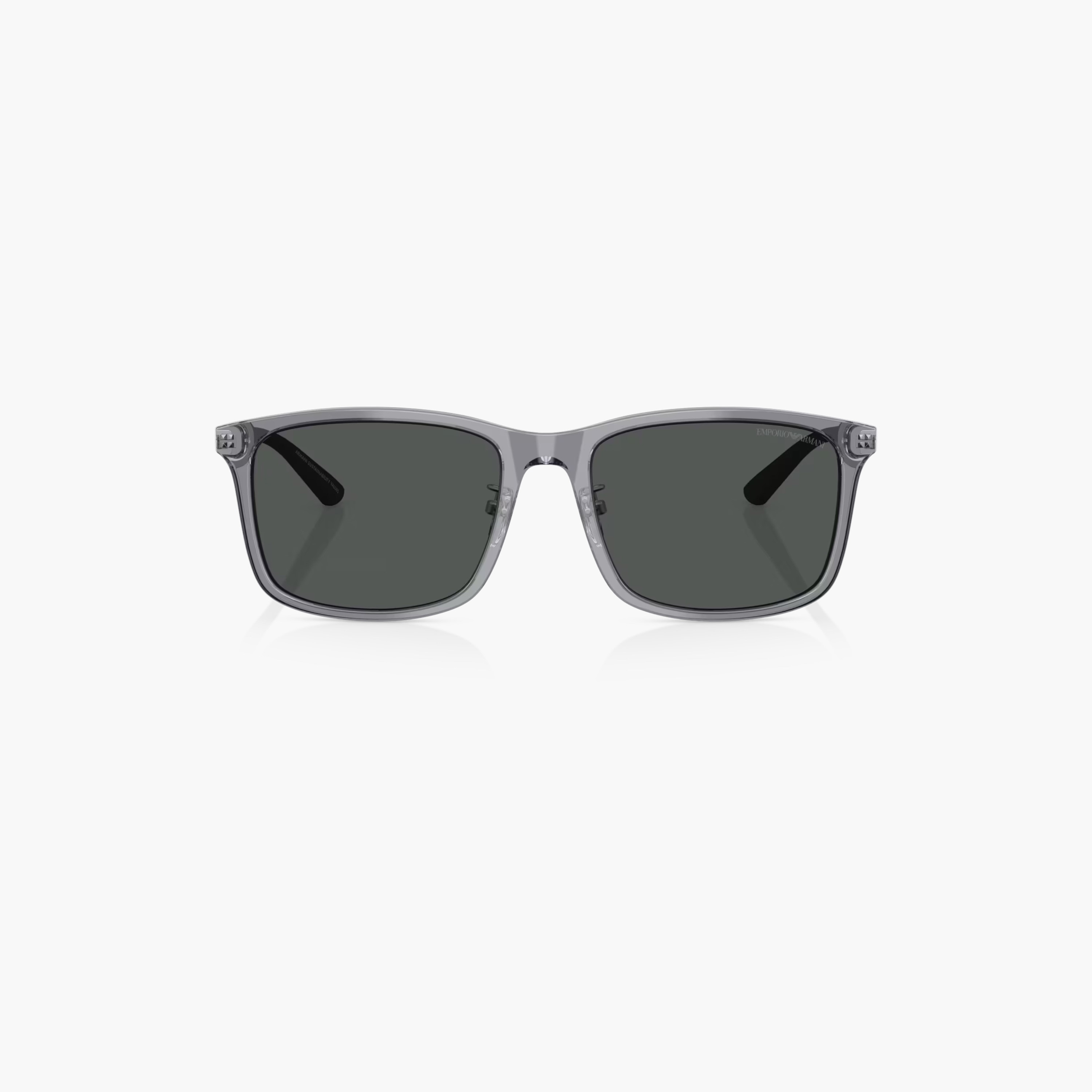 نظارة شمسية وايفارير ملونة بإطار كامل ووسادات أنف من إمبوريو أرماني-men-sunglasses-image-5