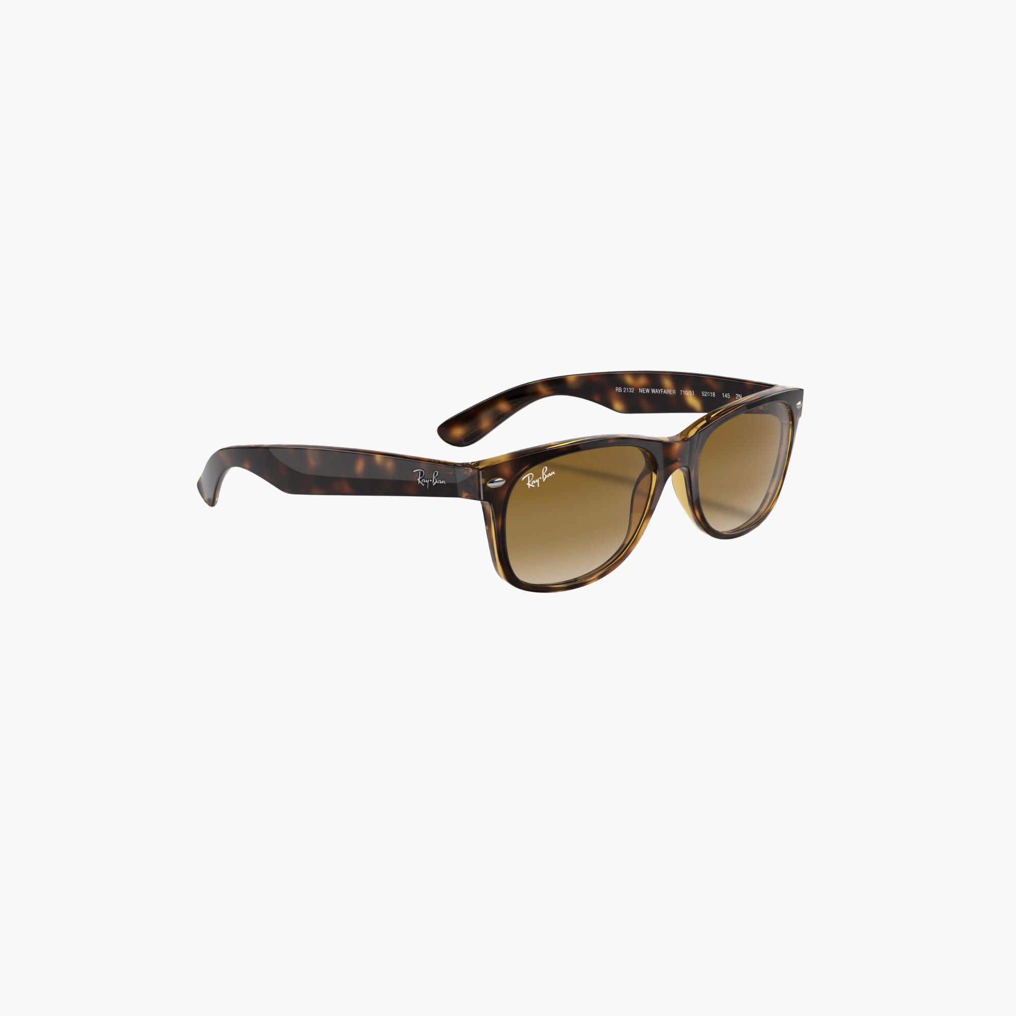 Ray-Ban Unisex Wayfarer Sunglasses Brown Lens-men-sunglasses-image-4