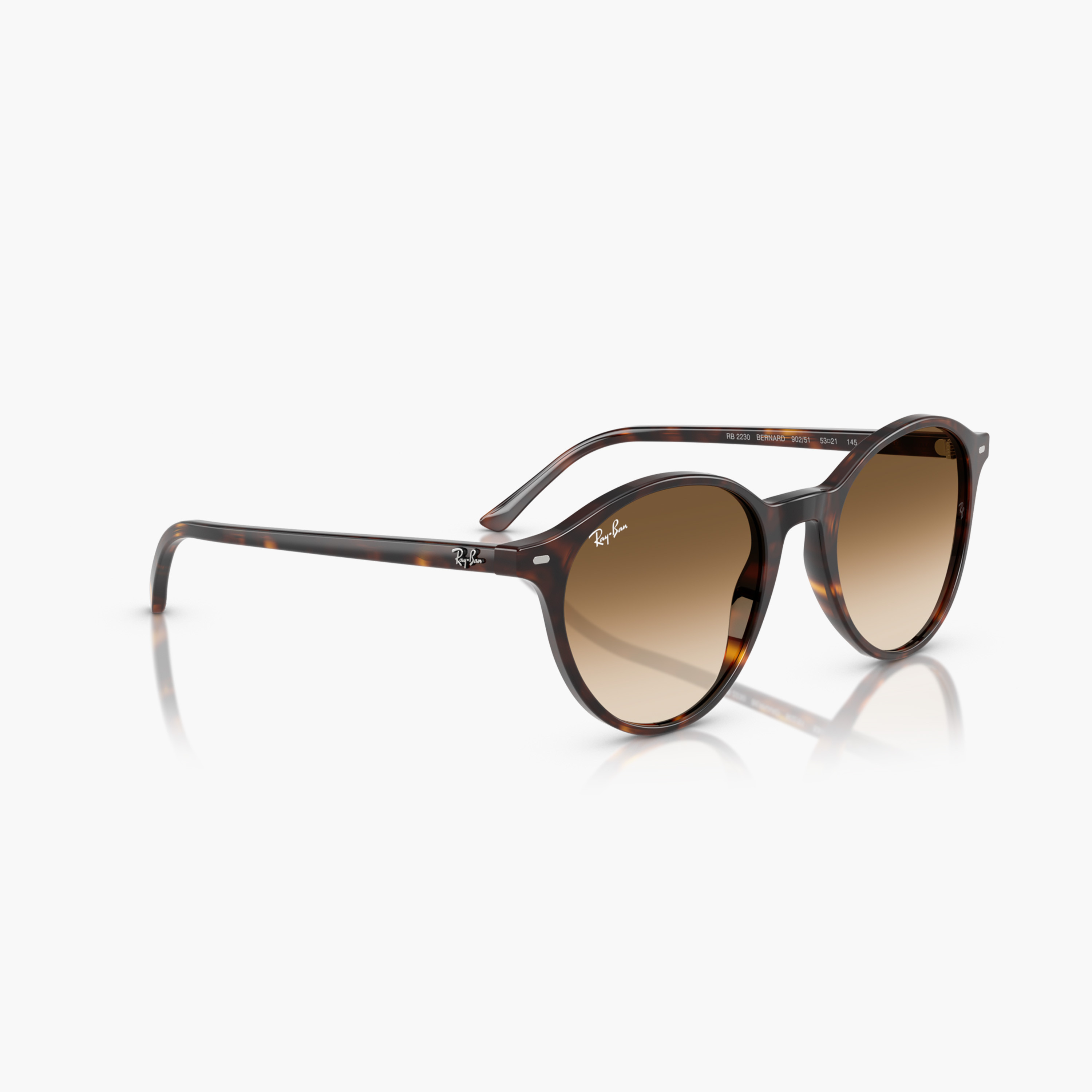 نظارة شمسية بإطار كامل وطبعات هافانا من راي بان-men-sunglasses-image-2