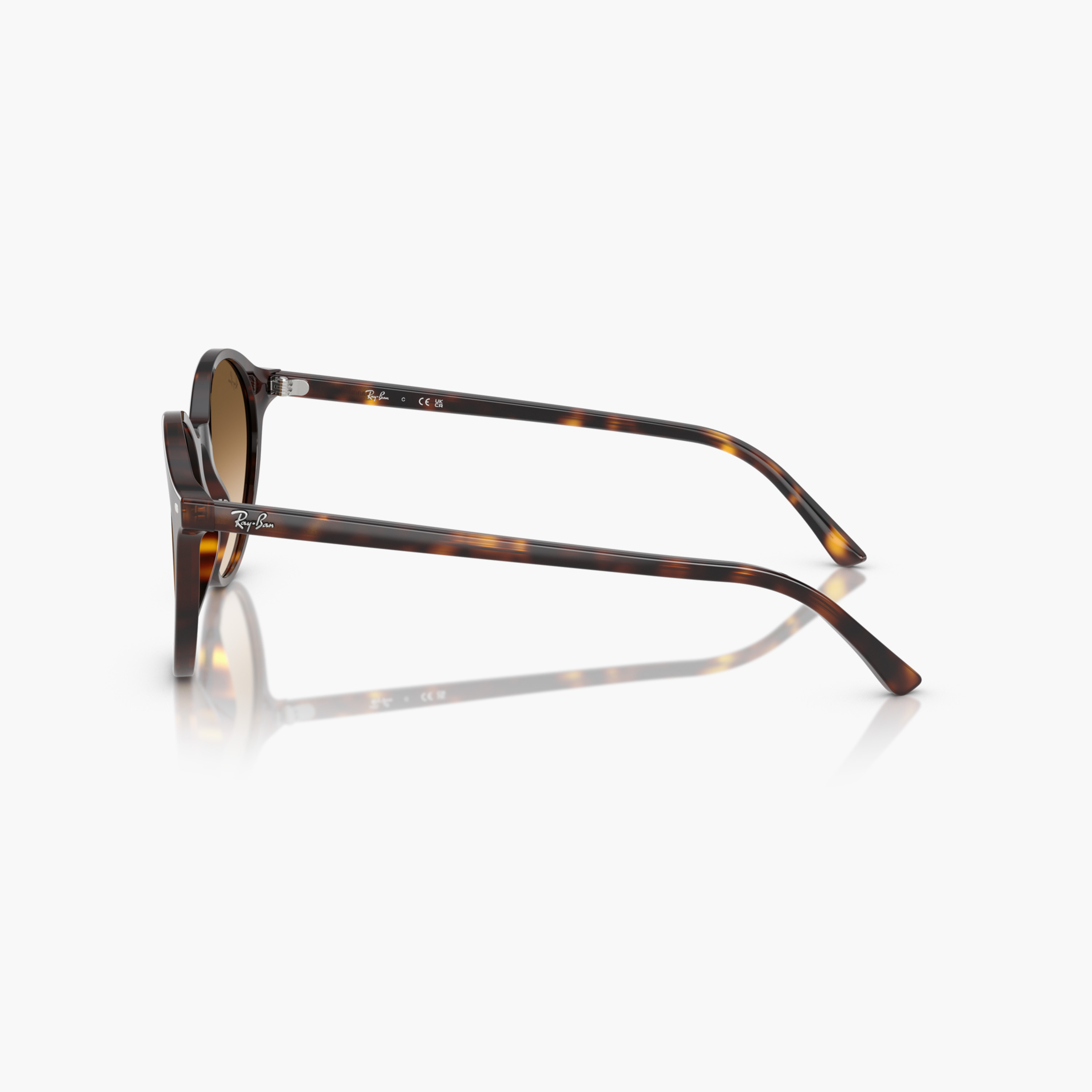 نظارة شمسية بإطار كامل وطبعات هافانا من راي بان-men-sunglasses-image-4