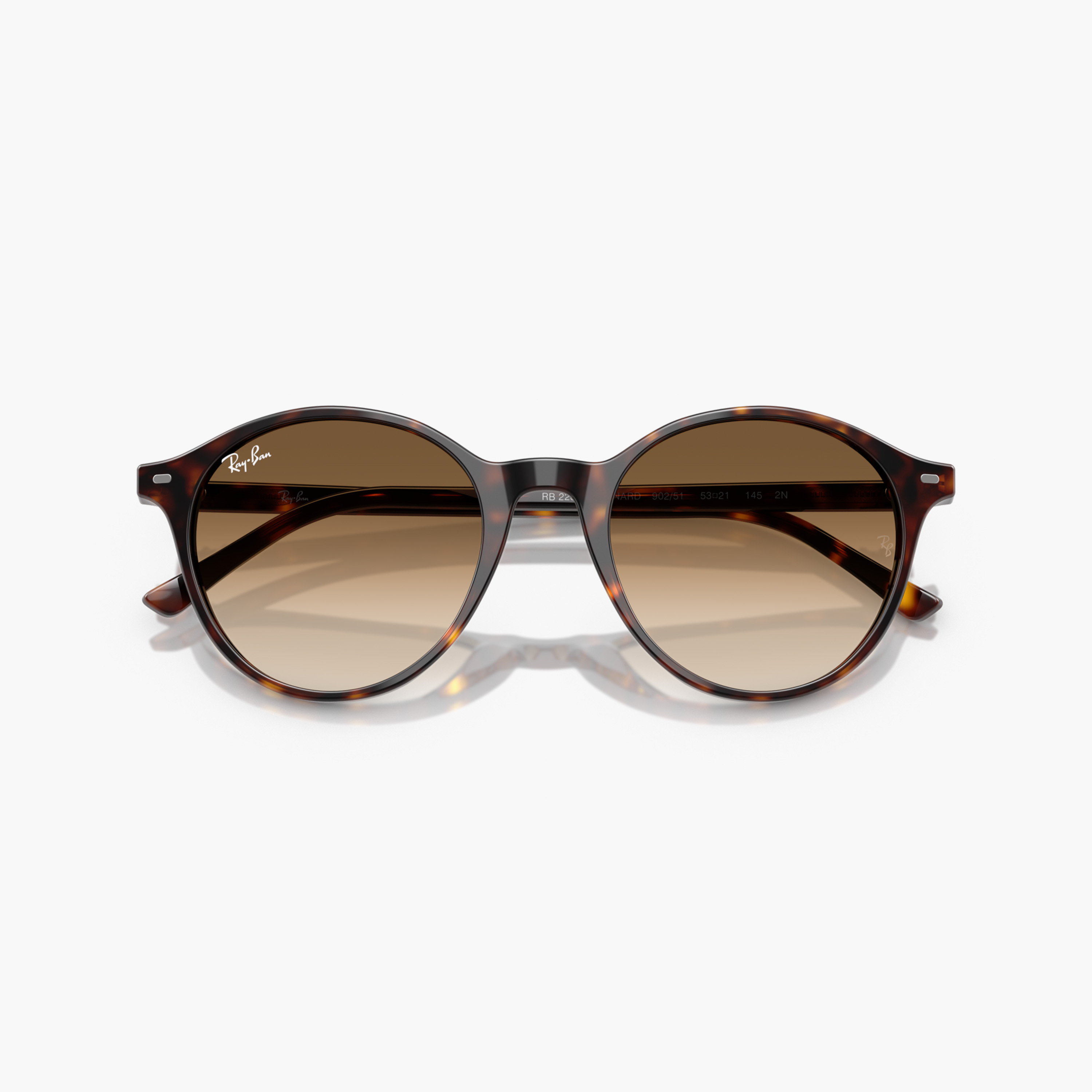 نظارة شمسية بإطار كامل وطبعات هافانا من راي بان-men-sunglasses-image-6