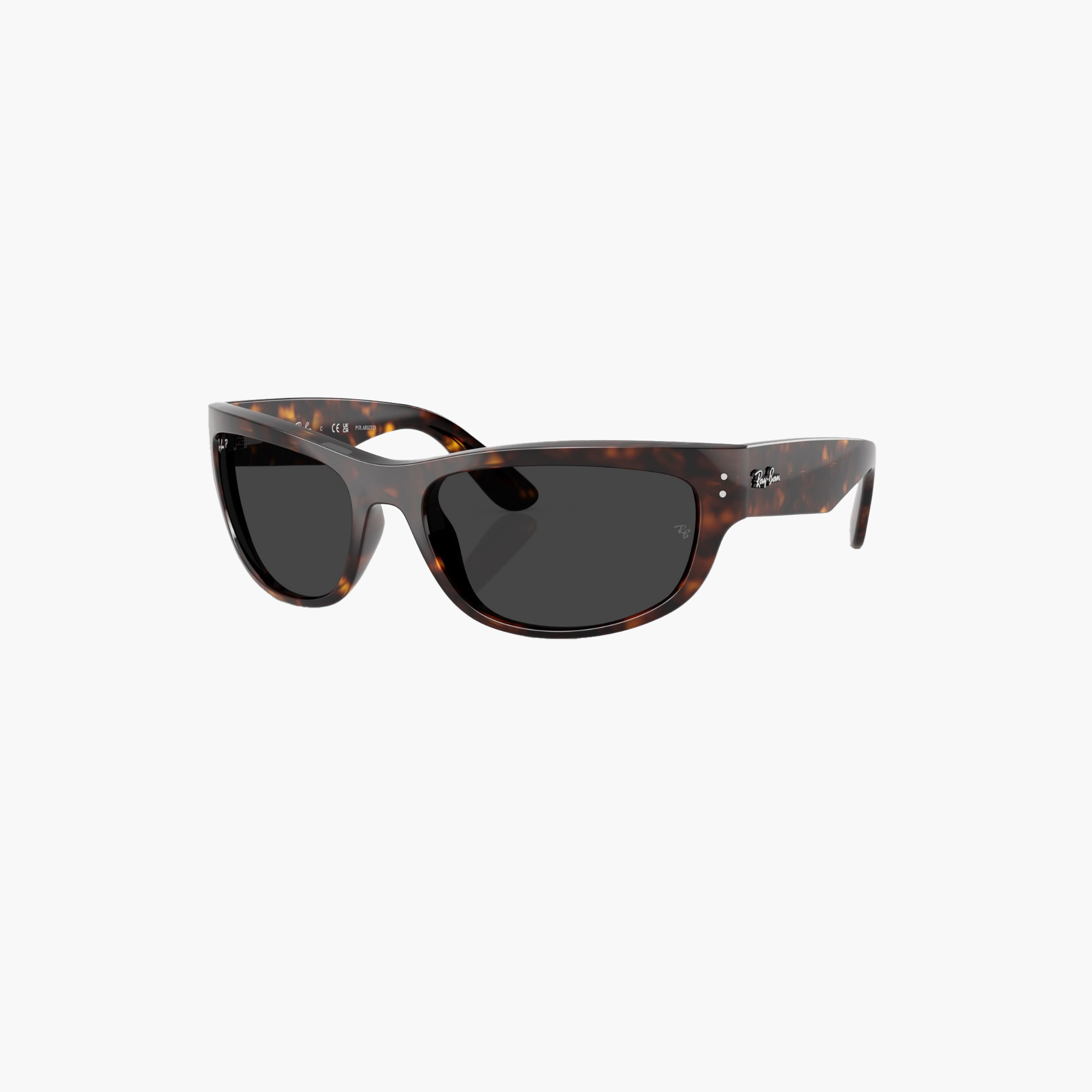 نظارة شمسية مستطيلة بعدسات سوداء من راي بان-men-sunglasses-image-1