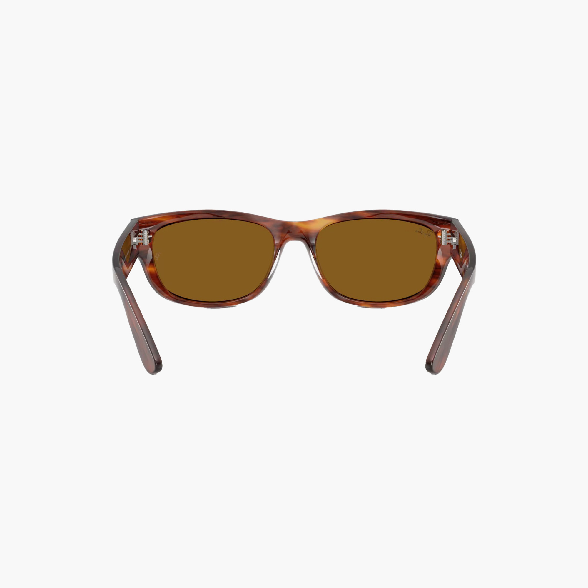 Ray-Ban Striped Havana Sunglasses UV Protection Brown Lens-men-sunglasses-image-3