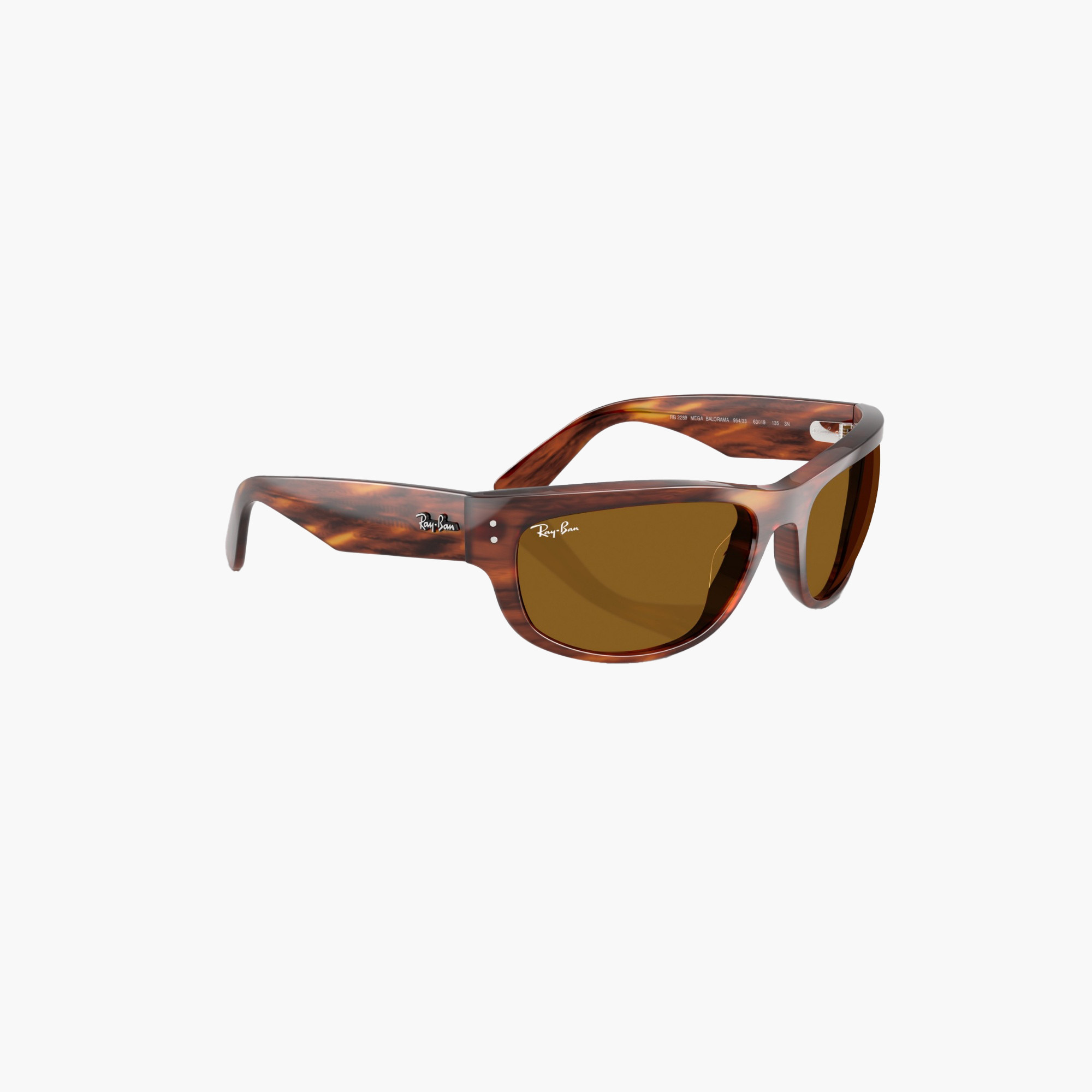 Ray-Ban Striped Havana Sunglasses UV Protection Brown Lens-men-sunglasses-image-5