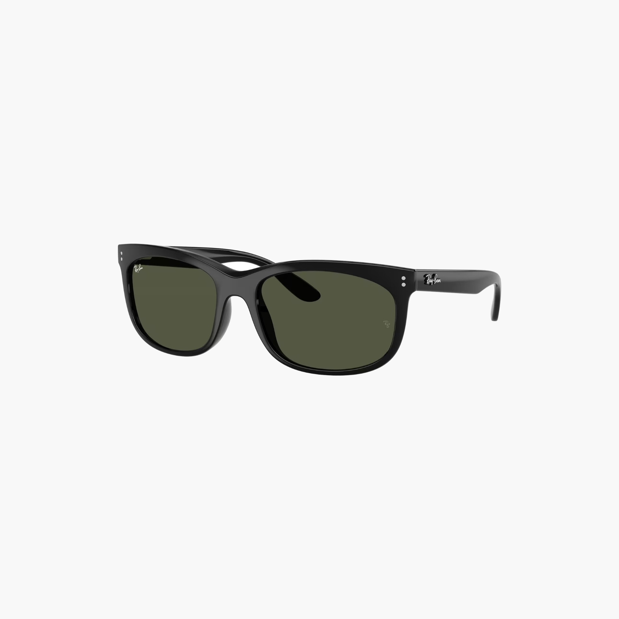 Ray-Ban Rectangle Green Lens Sunglasses-men-sunglasses-image-1