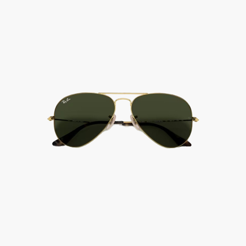 نظارة شمس أفياتور بعدسات خضراء وحماية من الأشعة فوق البنفسجية من راي بان-men-sunglasses-image-1