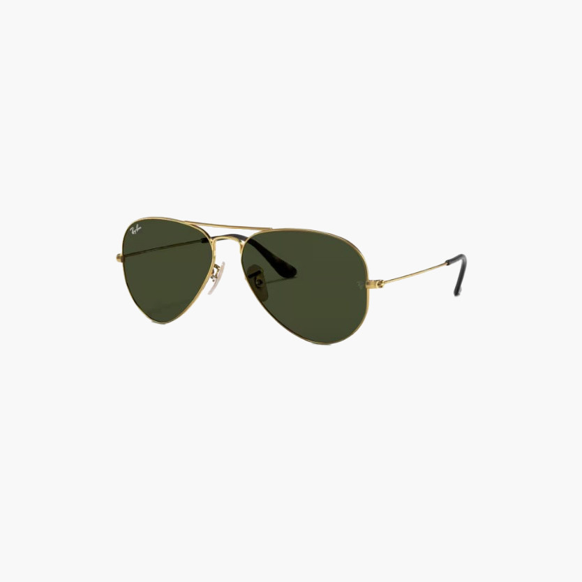 نظارة شمس أفياتور بعدسات خضراء وحماية من الأشعة فوق البنفسجية من راي بان-men-sunglasses-image-5