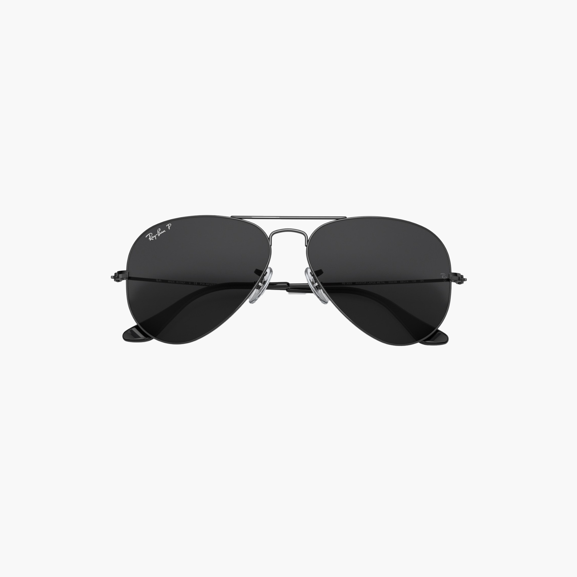 نظارة شمس أفياتور بعدسات سوداء وحماية من الأشعة فوق البنفسجية من راي بان-women-sunglasses-image-3