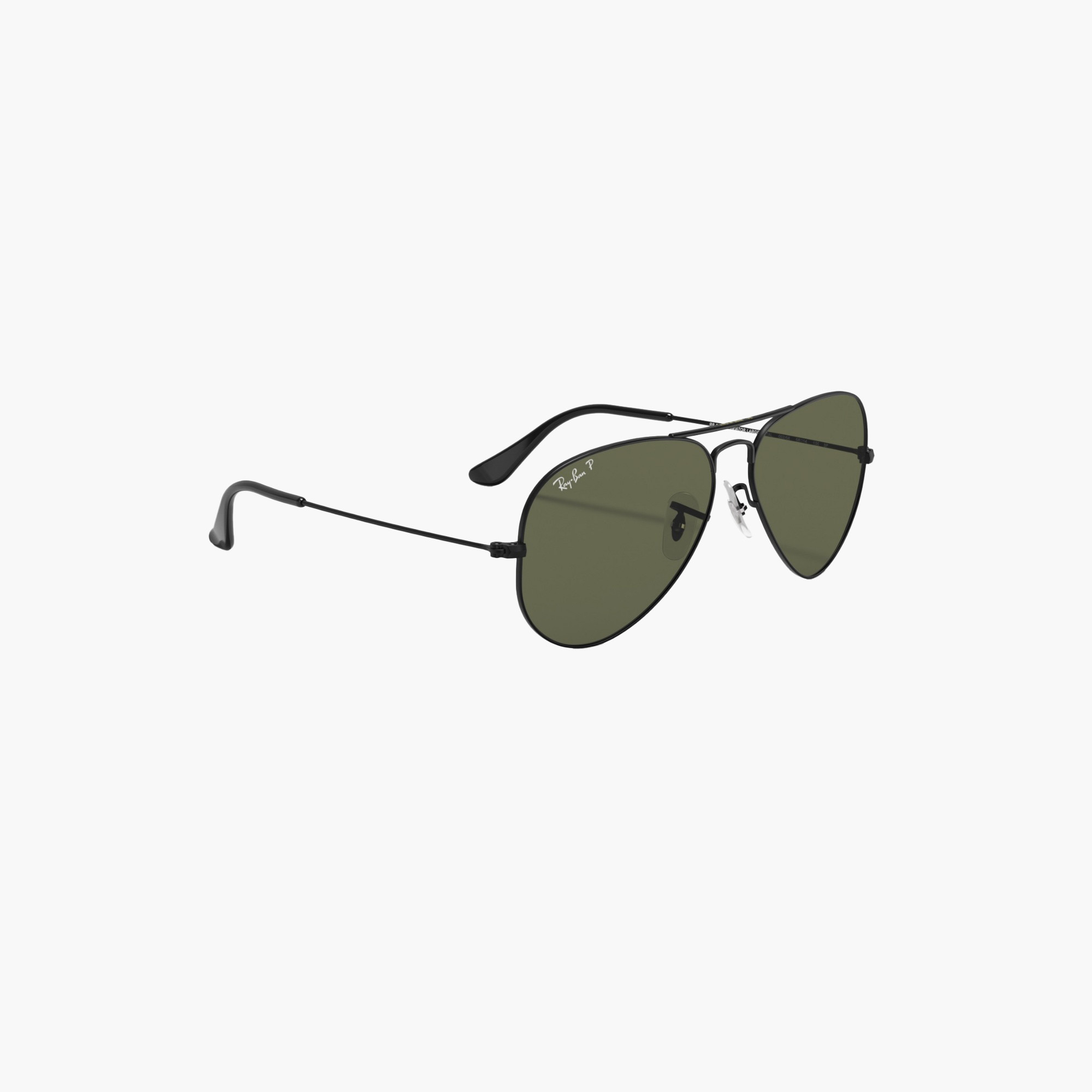 Ray-Ban Sunglasses Aviator UV Protection Green Lens-women-sunglasses-image-2