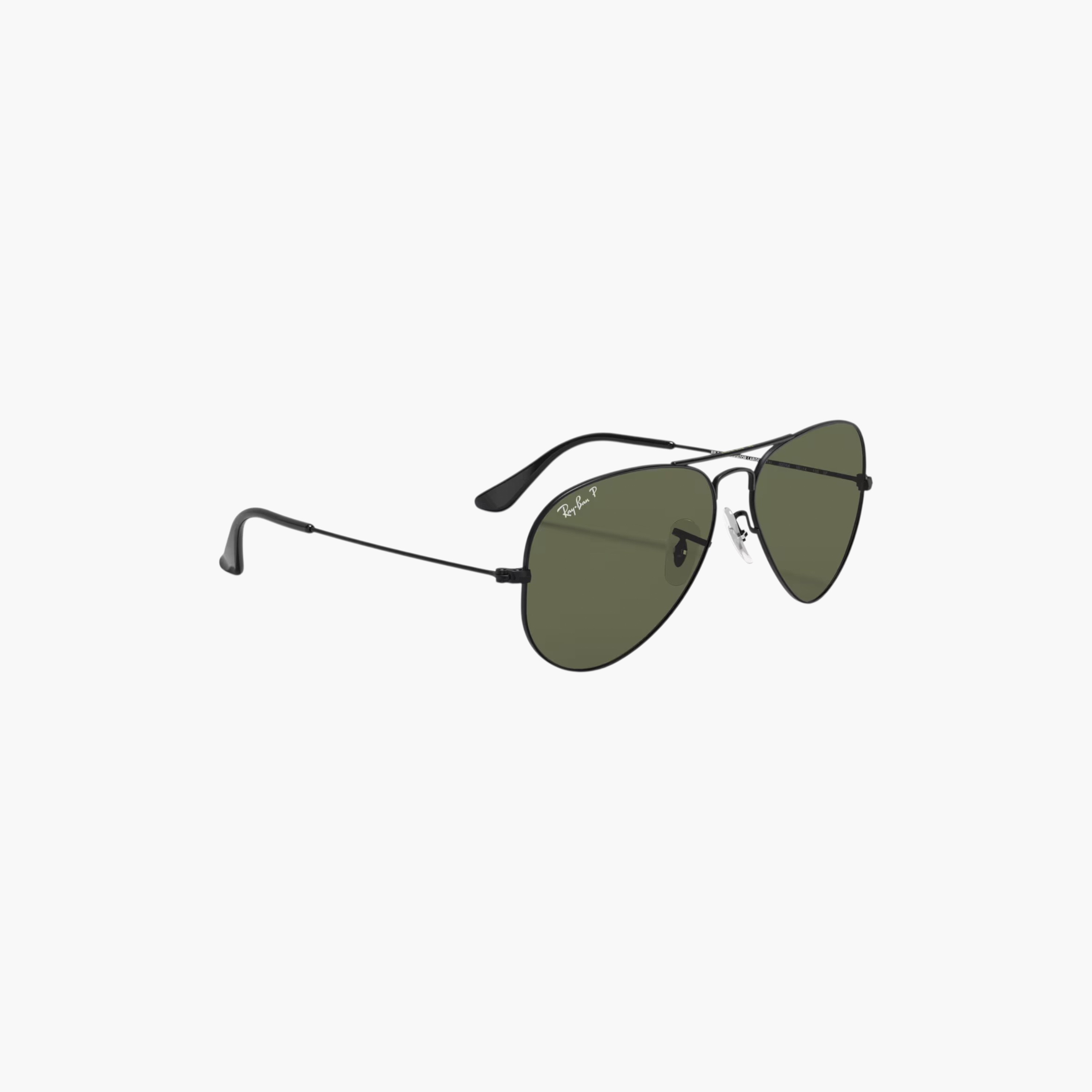 Ray-Ban Aviator Green Lens Sunglasses-men-sunglasses-image-5