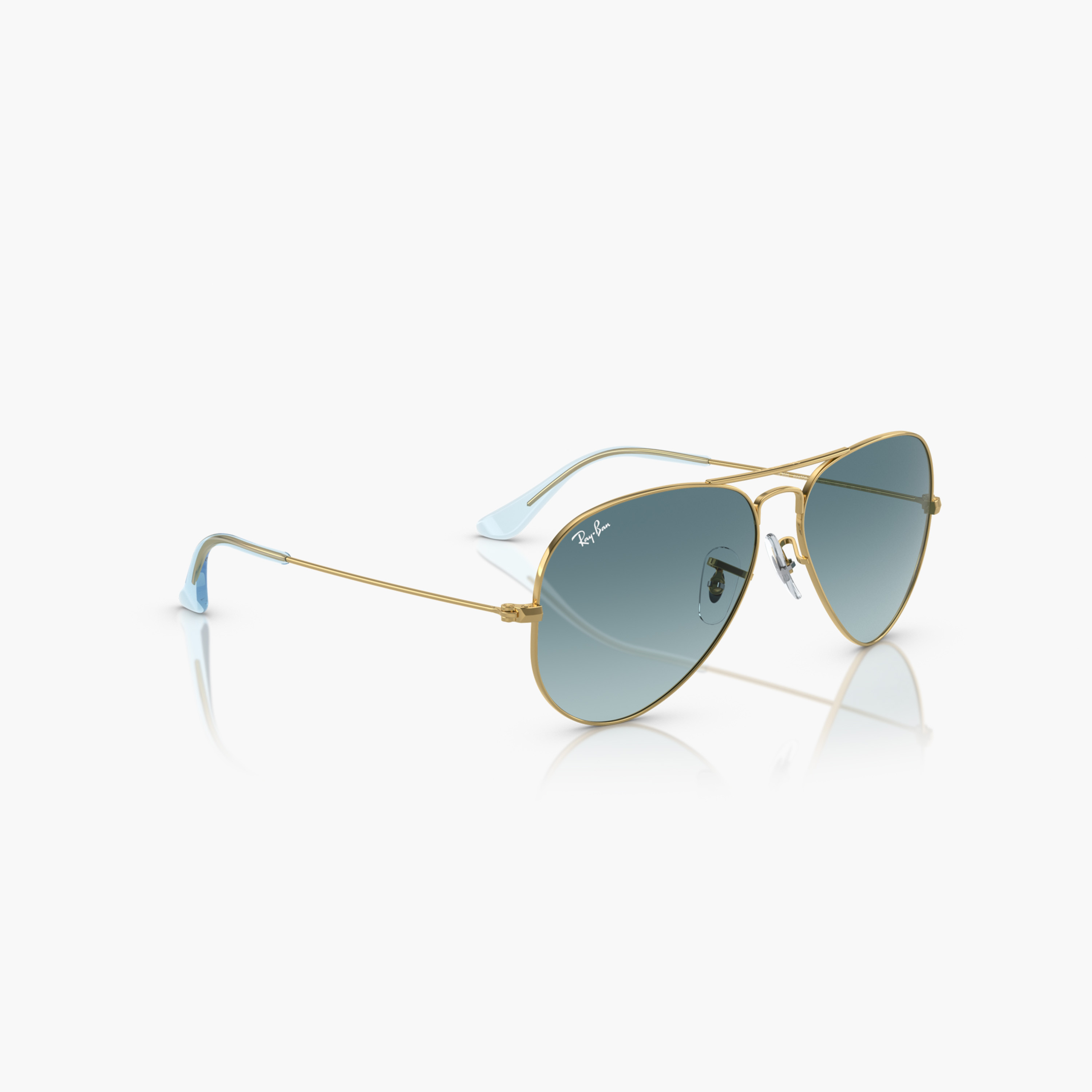 نظارة شمسية أفياتور بإطار كامل ووسادة أنف من راي بان-men-sunglasses-image-6