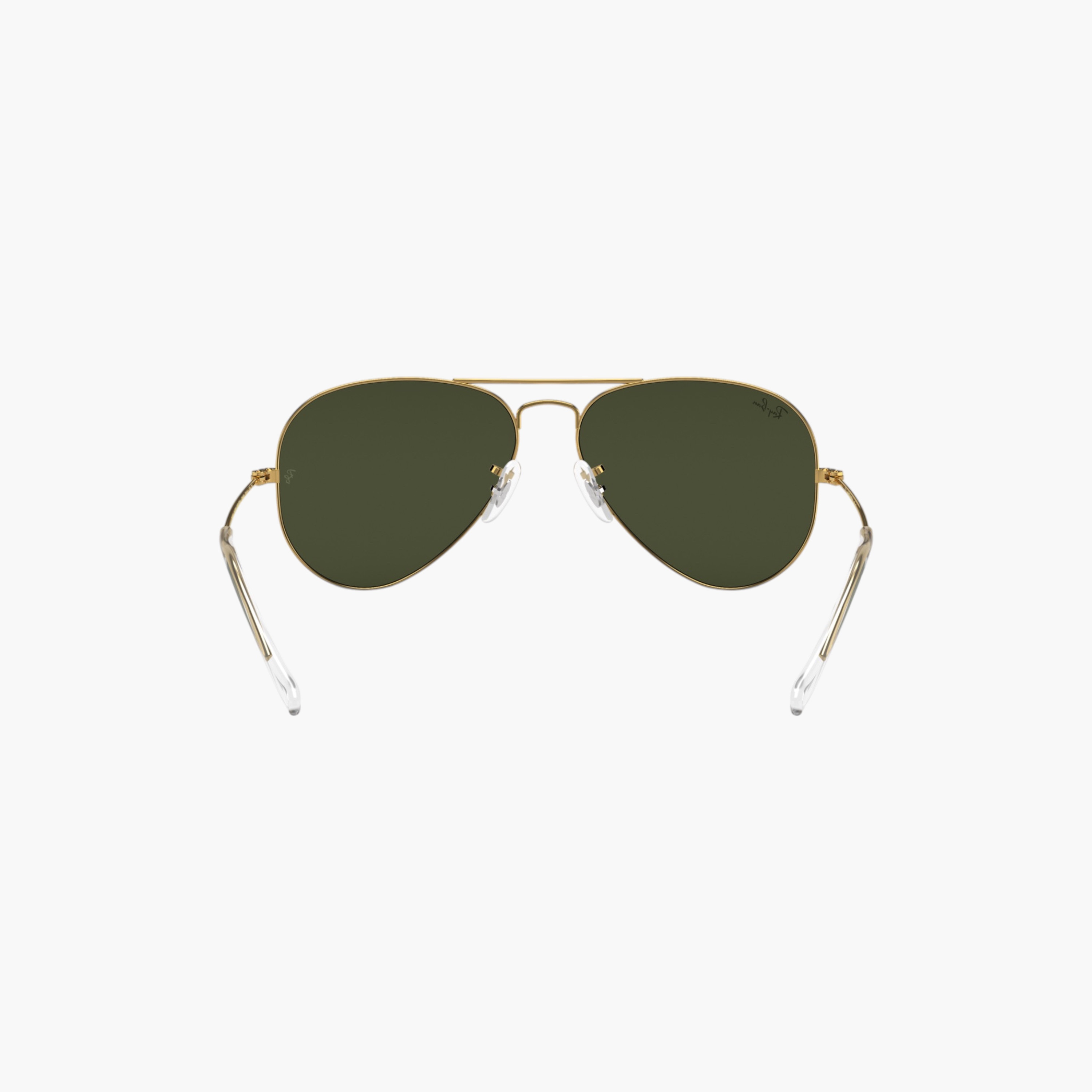 Ray-Ban Men Aviator Green Lens Sunglasses-men-sunglasses-image-3