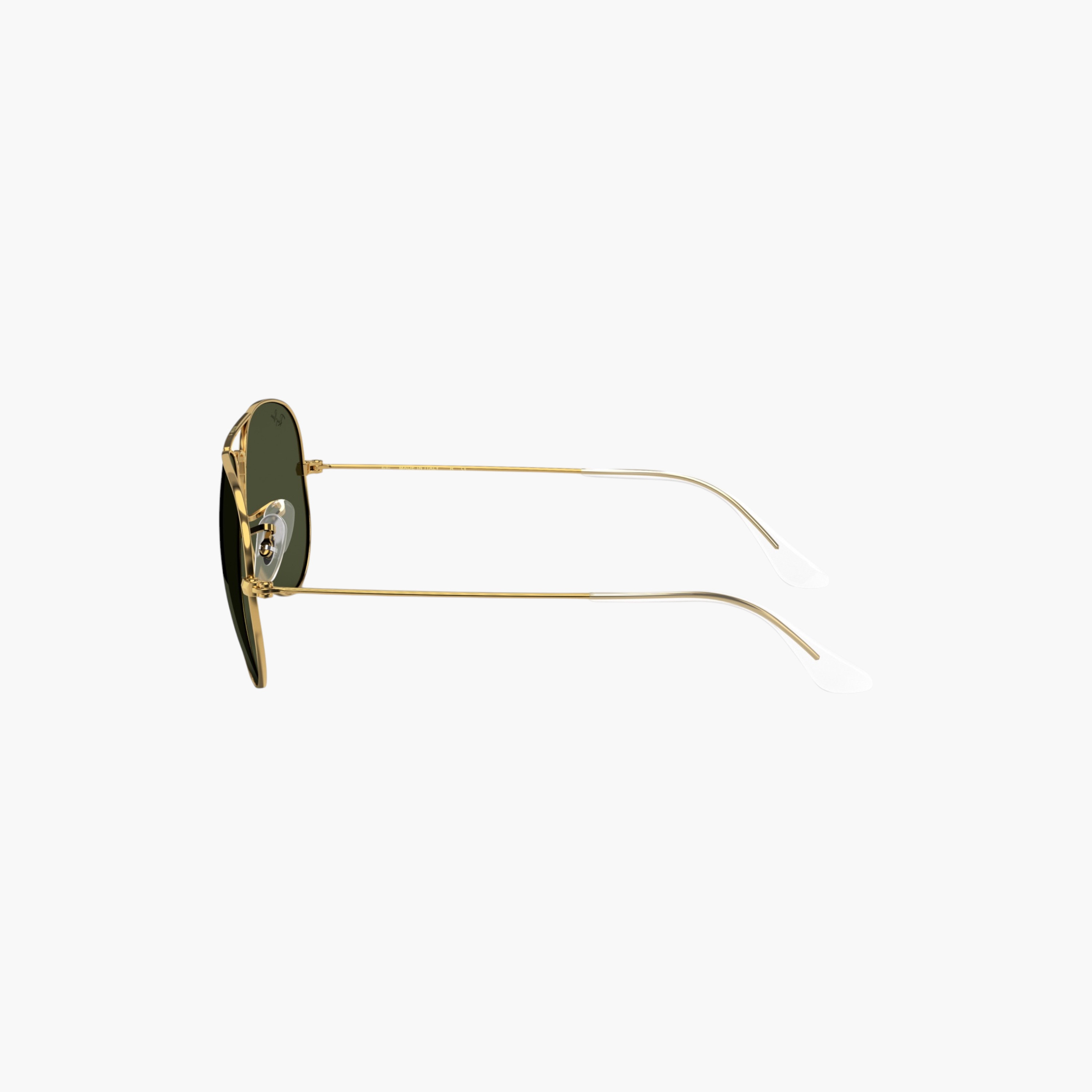 Ray-Ban Men Aviator Green Lens Sunglasses-men-sunglasses-image-4