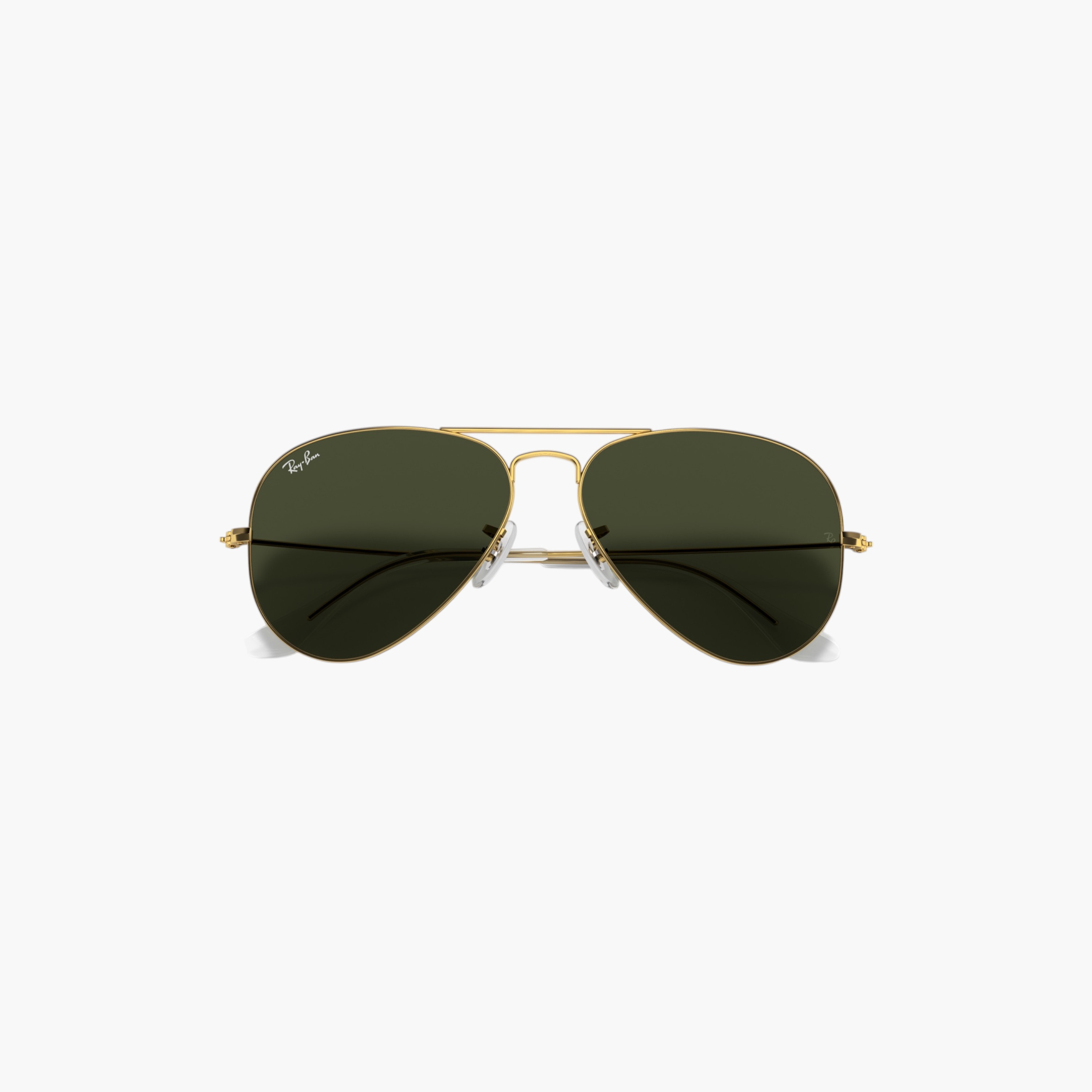 Ray-Ban Men Aviator Green Lens Sunglasses-men-sunglasses-image-6