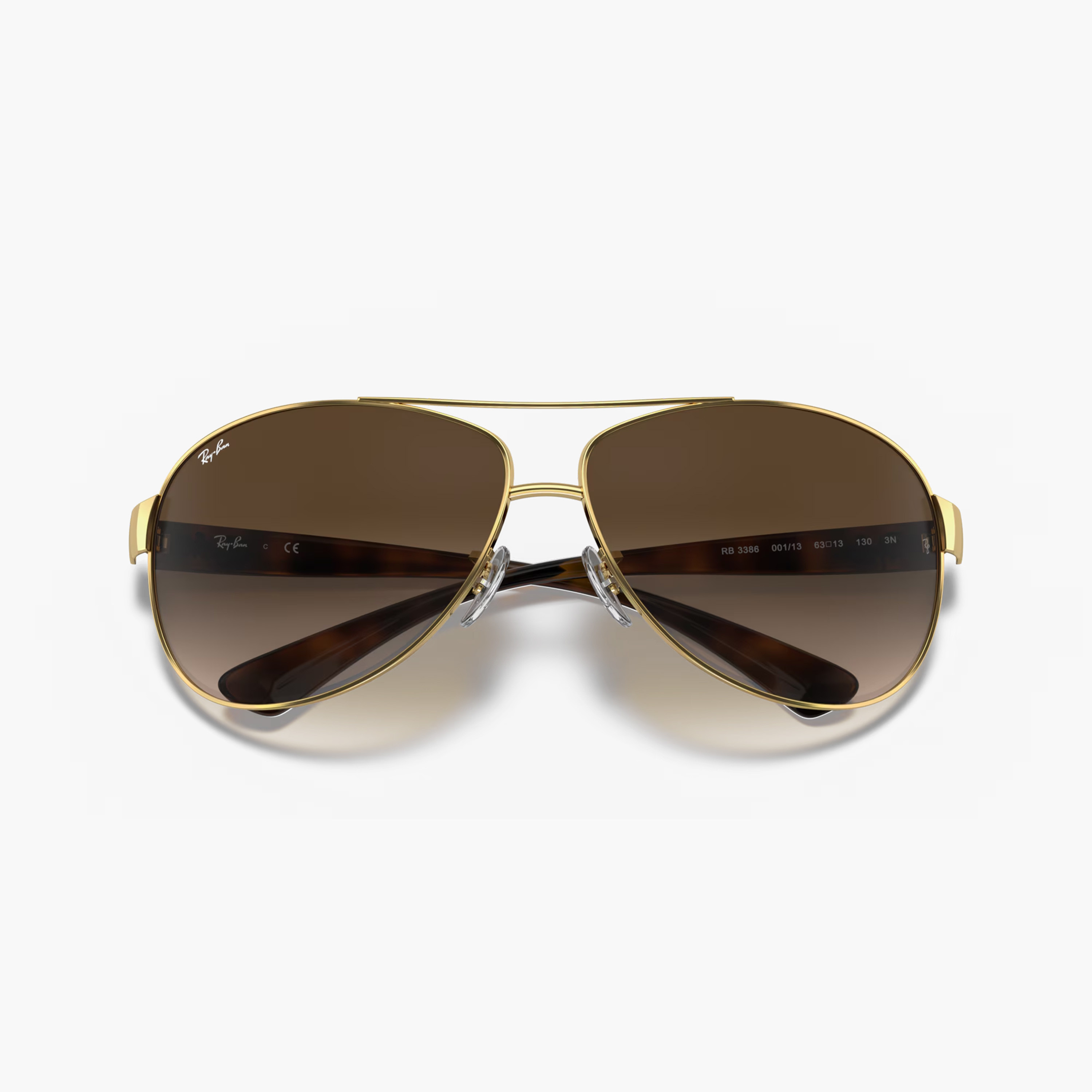 نظارة شمسية أفياتور بإطار كامل ووسادات أنف أريستا من راي بان-men-sunglasses-image-3
