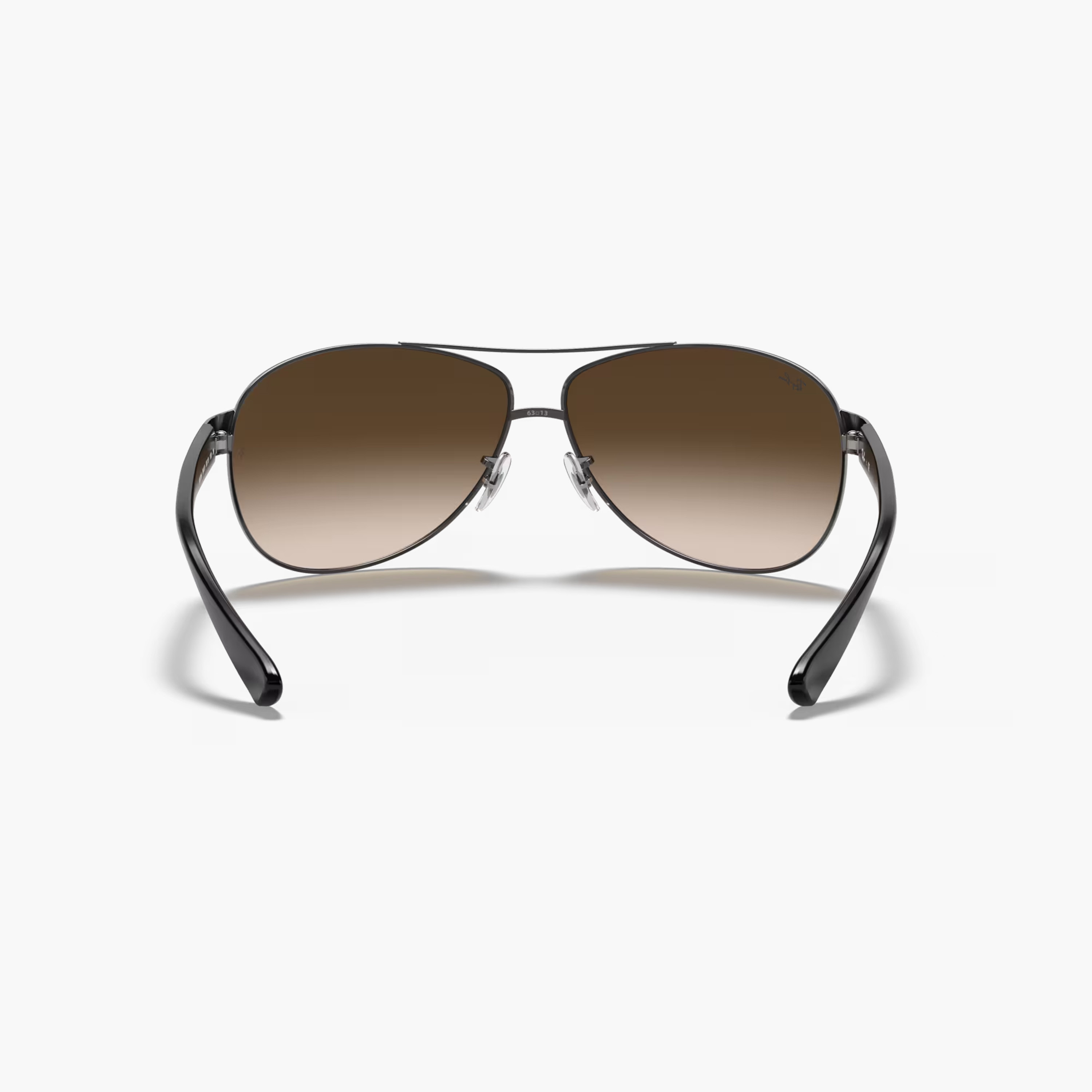 Ray-Ban Gunmetal Full Rim Aviator Sunglasses with Nose Pad-men-sunglasses-image-6