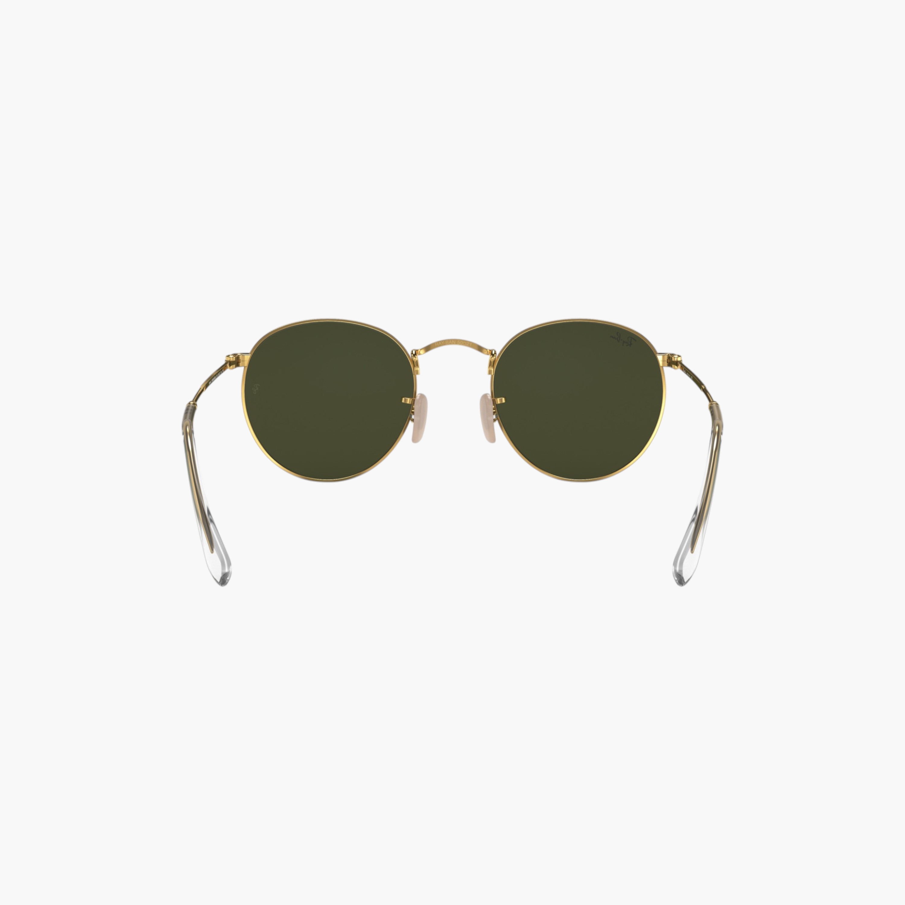 Ray-Ban Men Round Green Lens Sunglasses-men-sunglasses-image-6